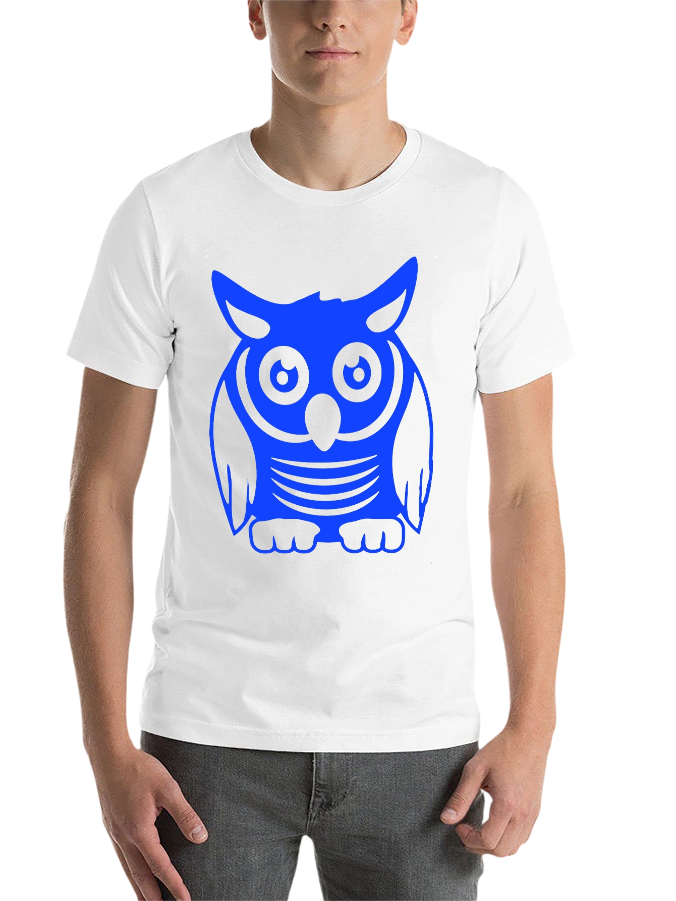 Black Owl Graphic Black T-Shirt view 14