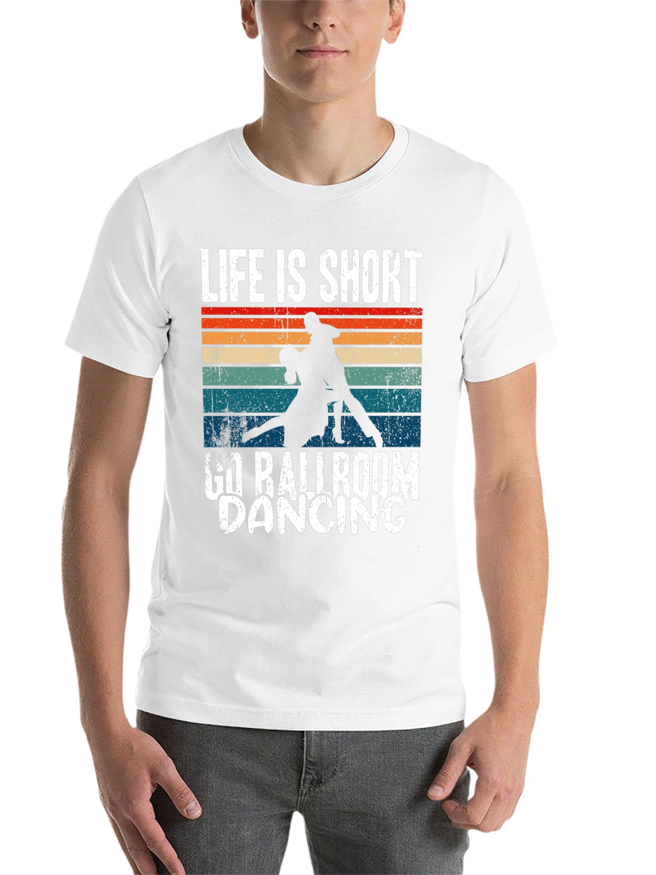 Black Life is Short Ballroom Dancing T-Shirt view 14