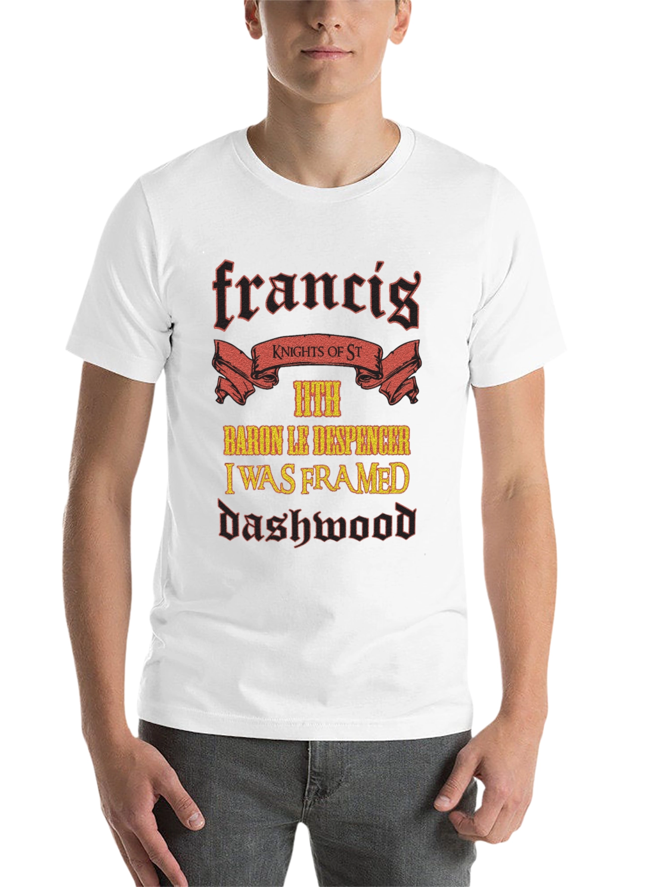 Black Francis Dashwood Knights T-Shirt view 14