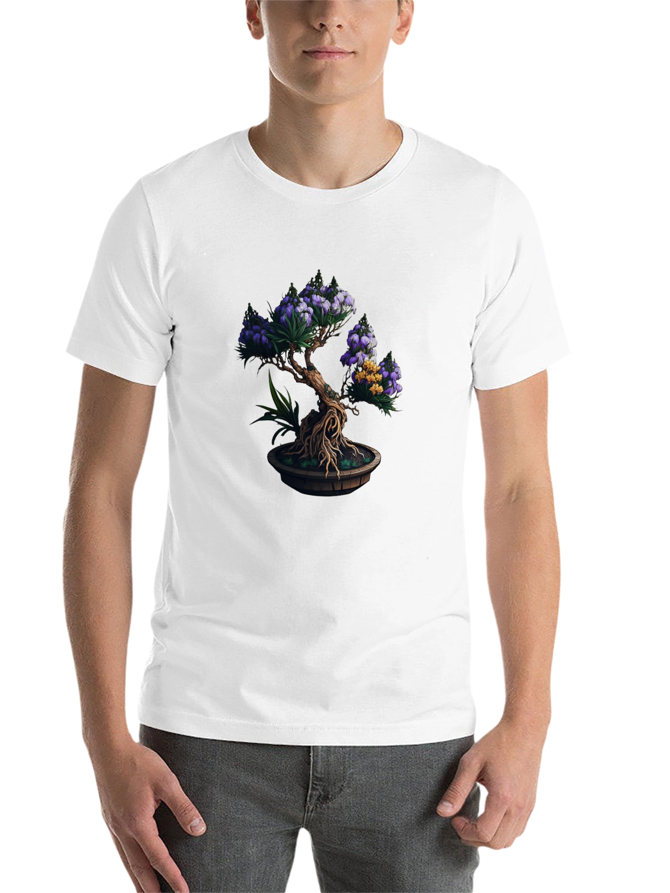 Black Bonsai Tree Graphic Tee - Nature Inspired Style view 14