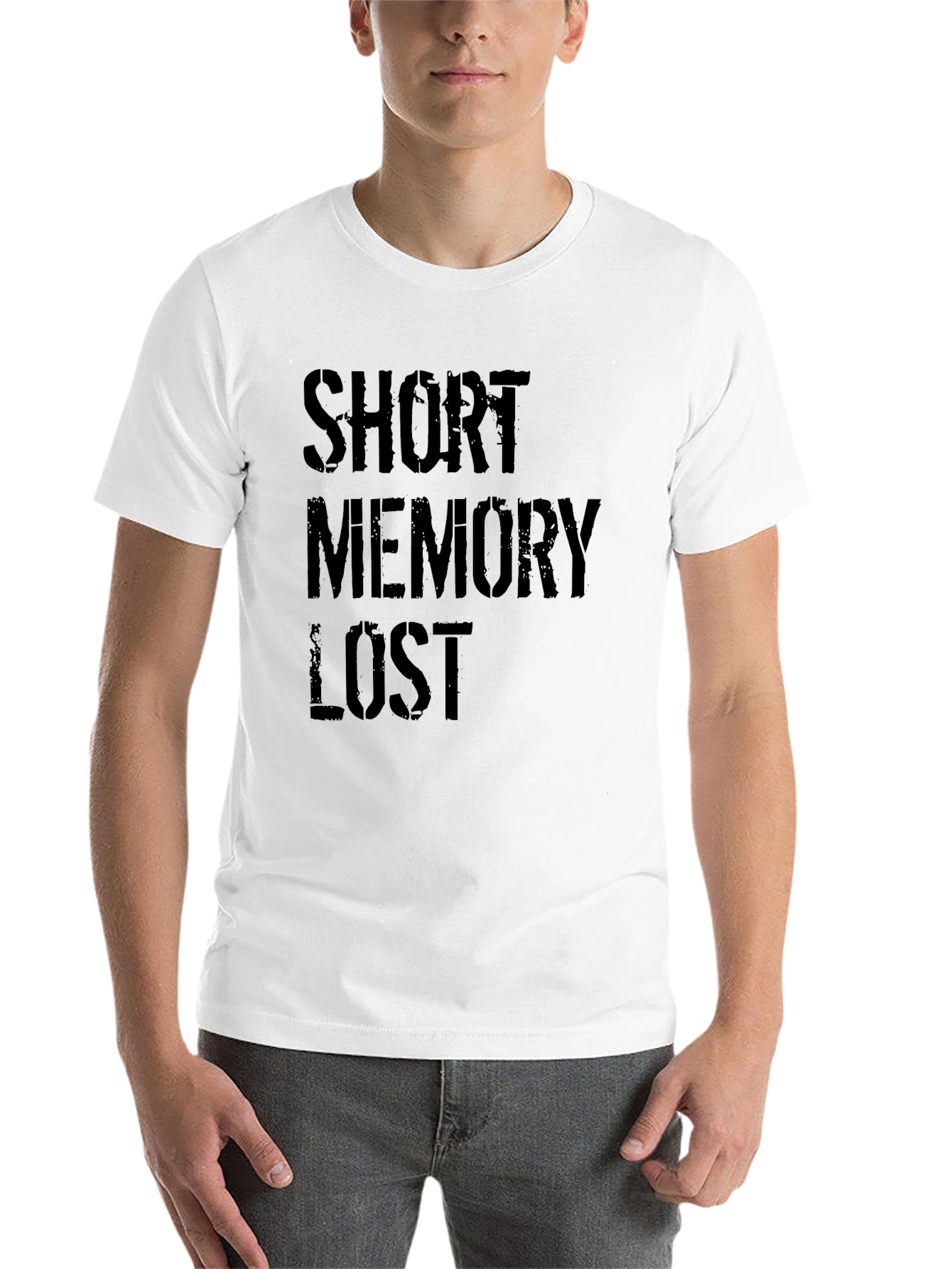 Black Short Memory Lost Graphic Tee view 14