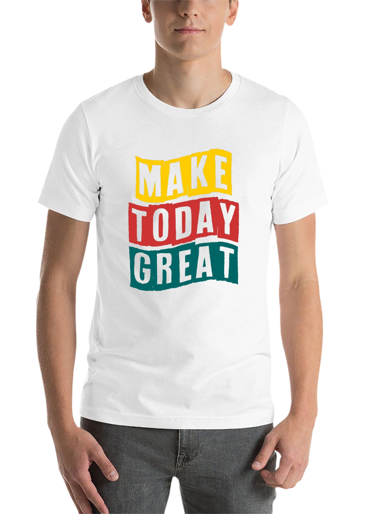 Black Make Today Great Graphic Tee view 14