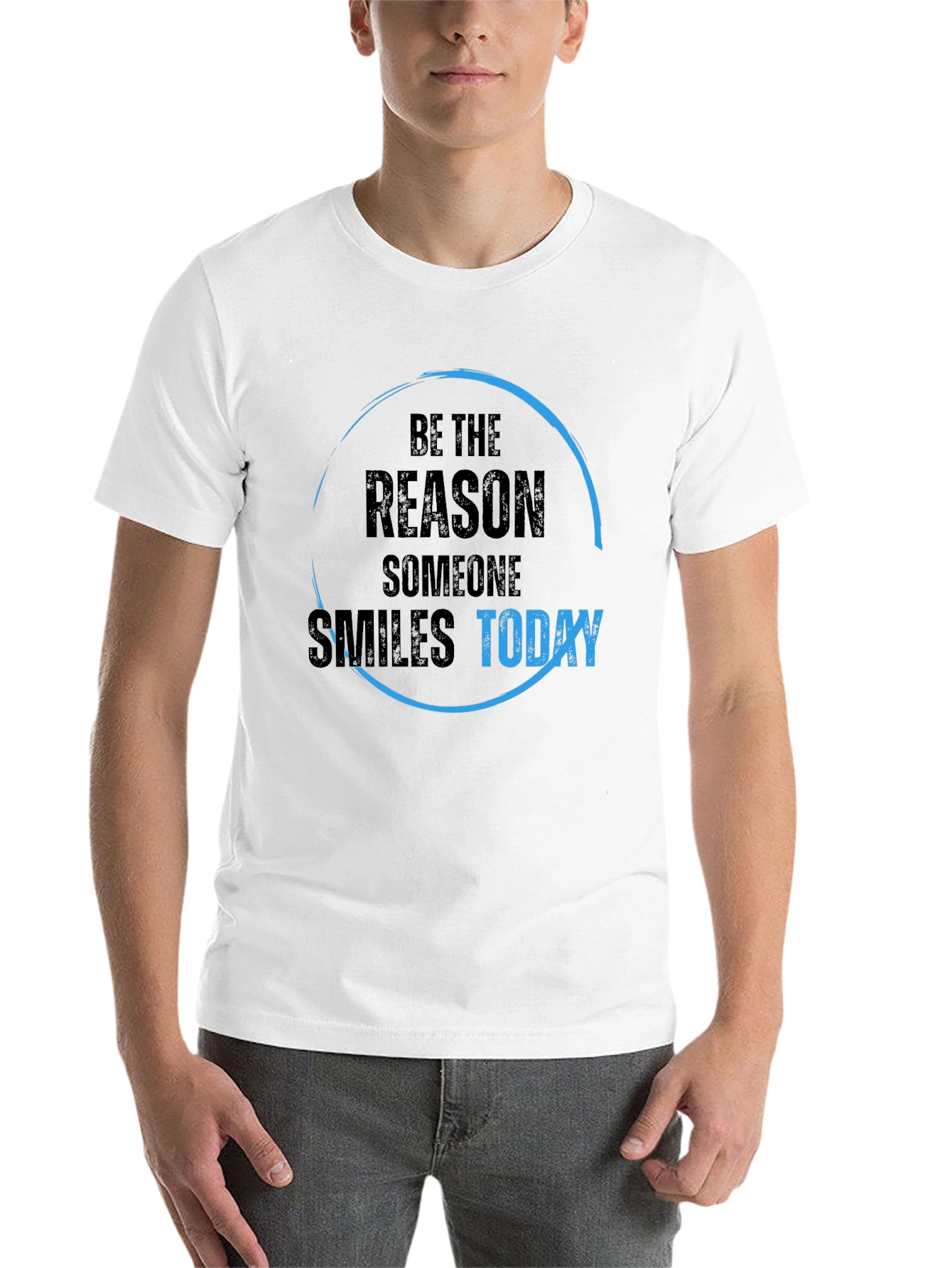 Black Be The Reason T-Shirt - Inspirational Graphic Tee view 14
