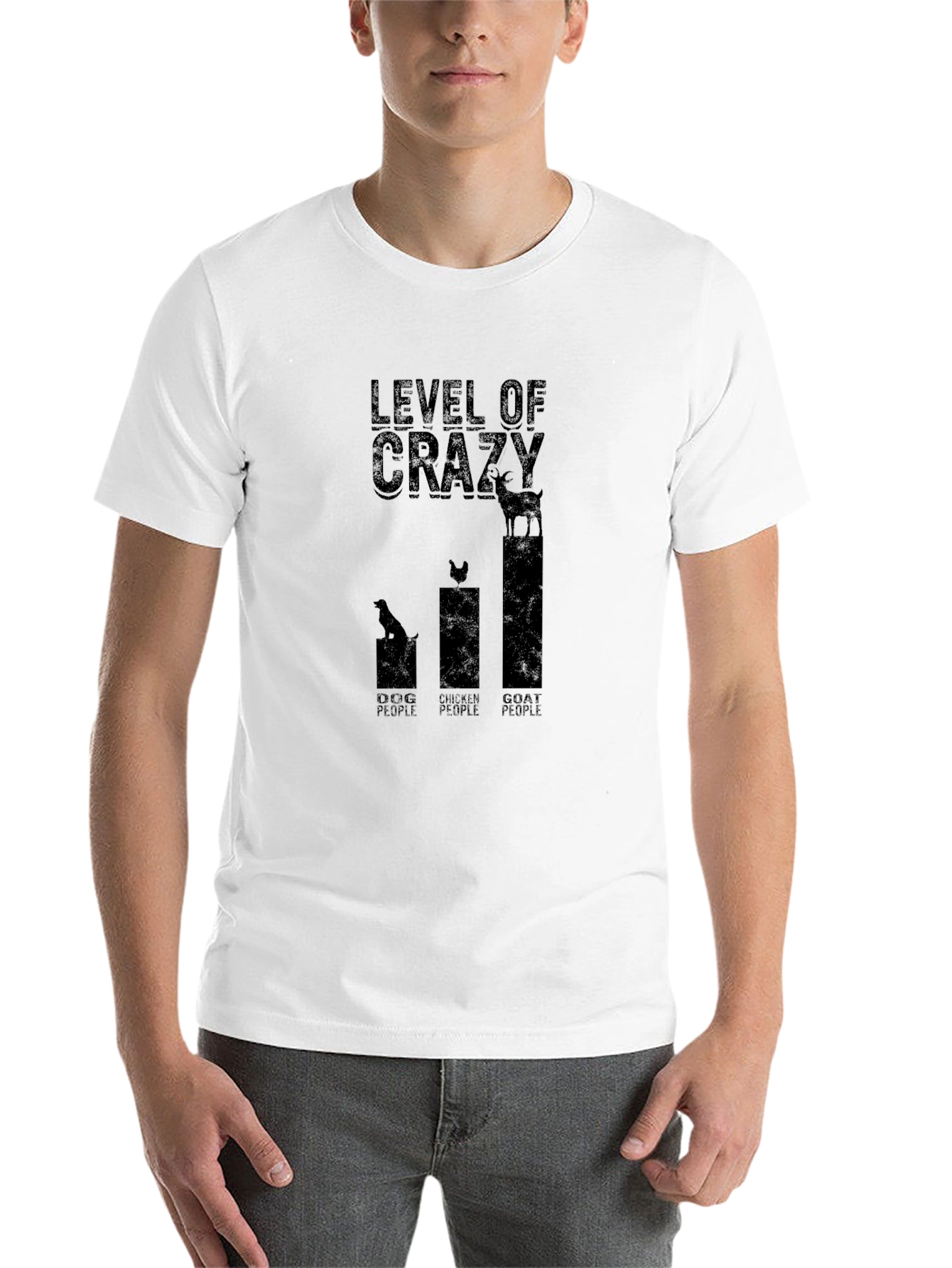 Black Level of Crazy: Animals T-Shirt view 14