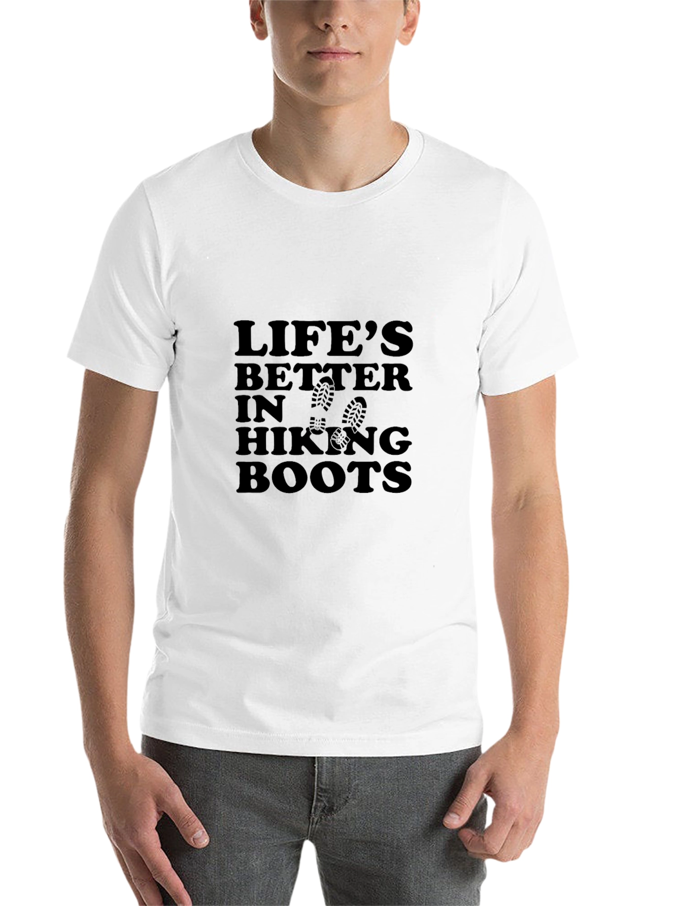 Black Life's Better in Hiking Boots T-Shirt view 14
