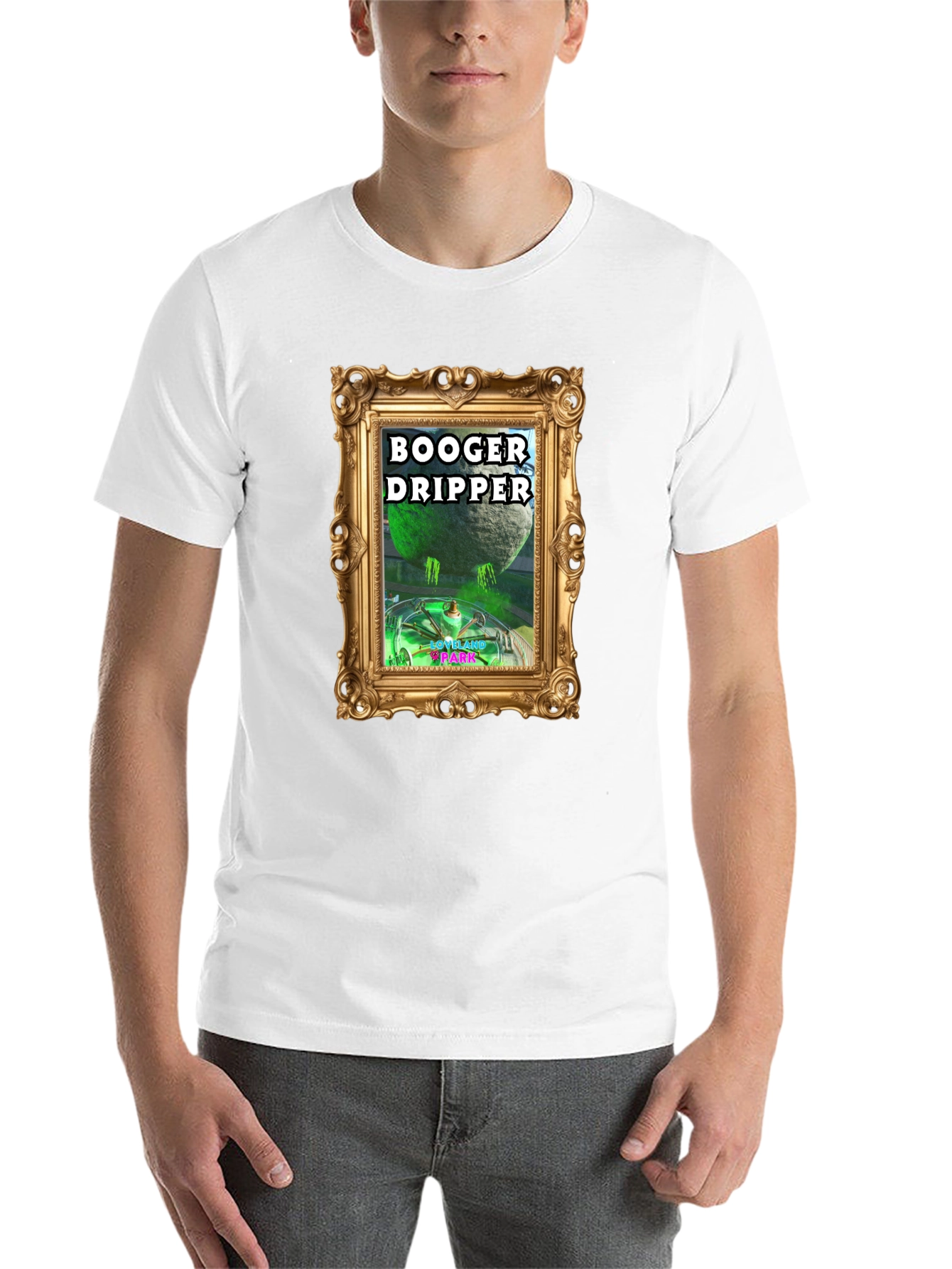 Black Booger Dripper Graphic T-Shirt - Unique Design view 14