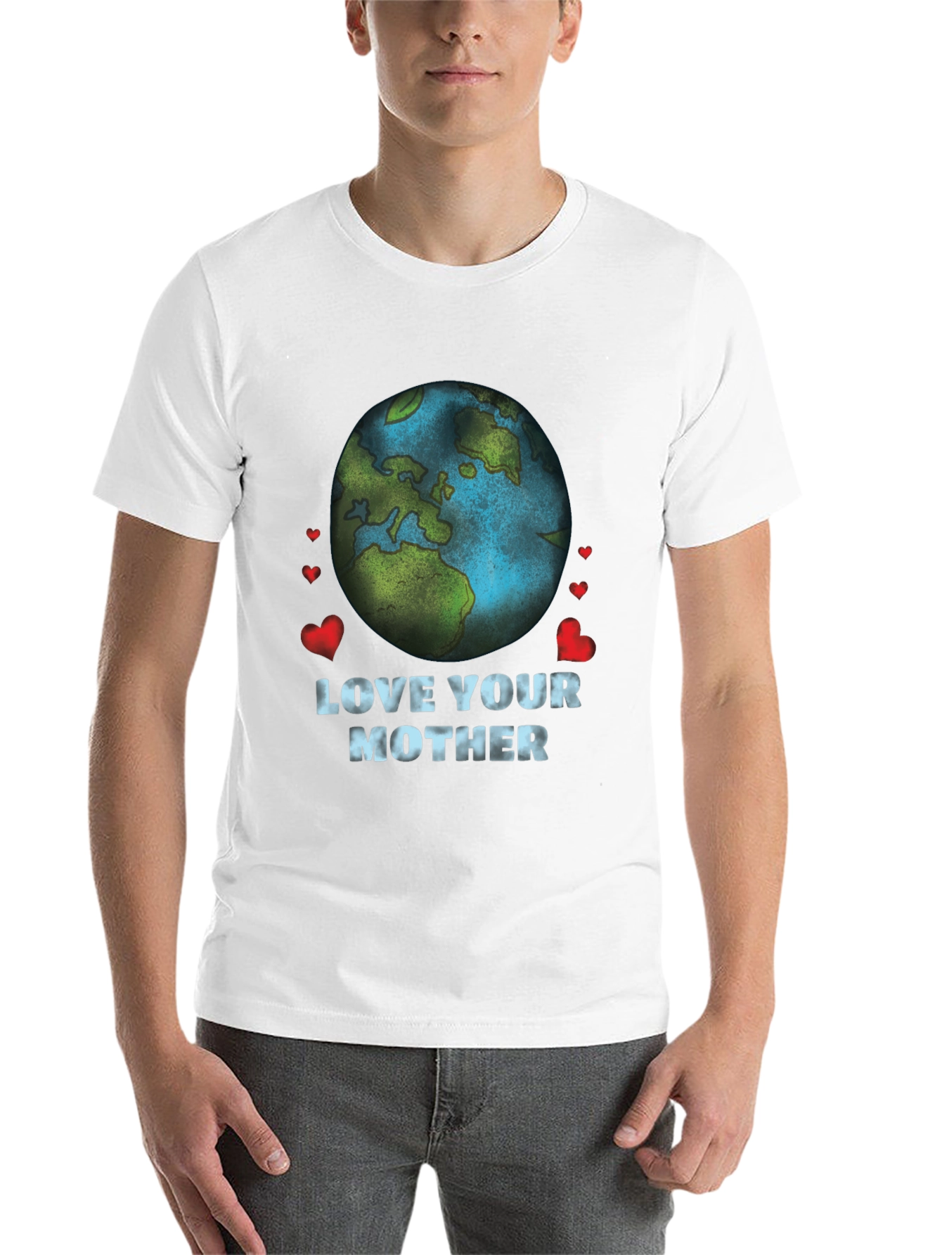 Black Love Your Mother Earth T-Shirt view 14