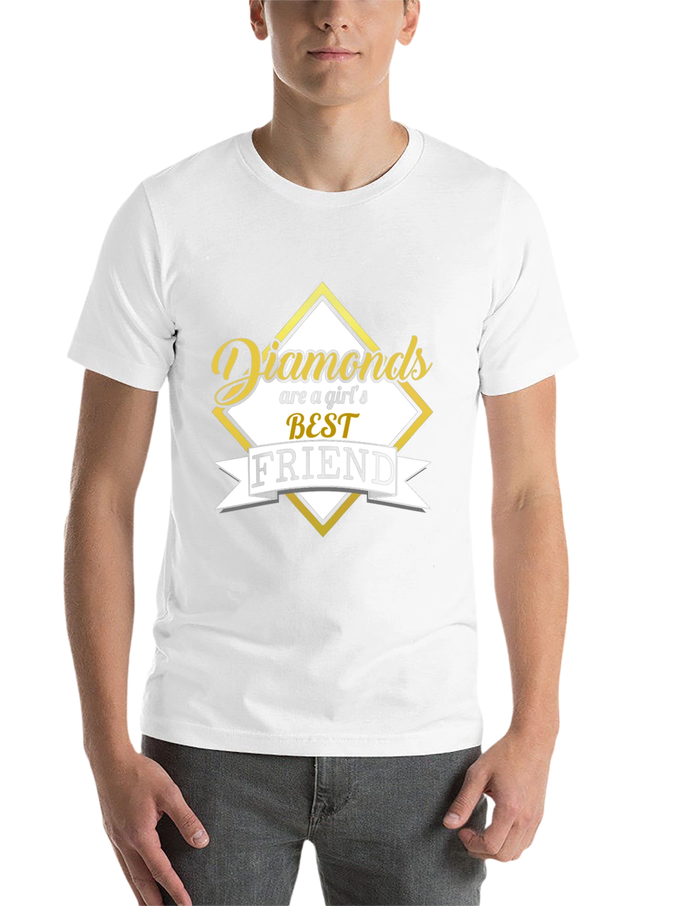 Black Diamonds Are a Girl's Best Friend Black Graphic Tee view 14