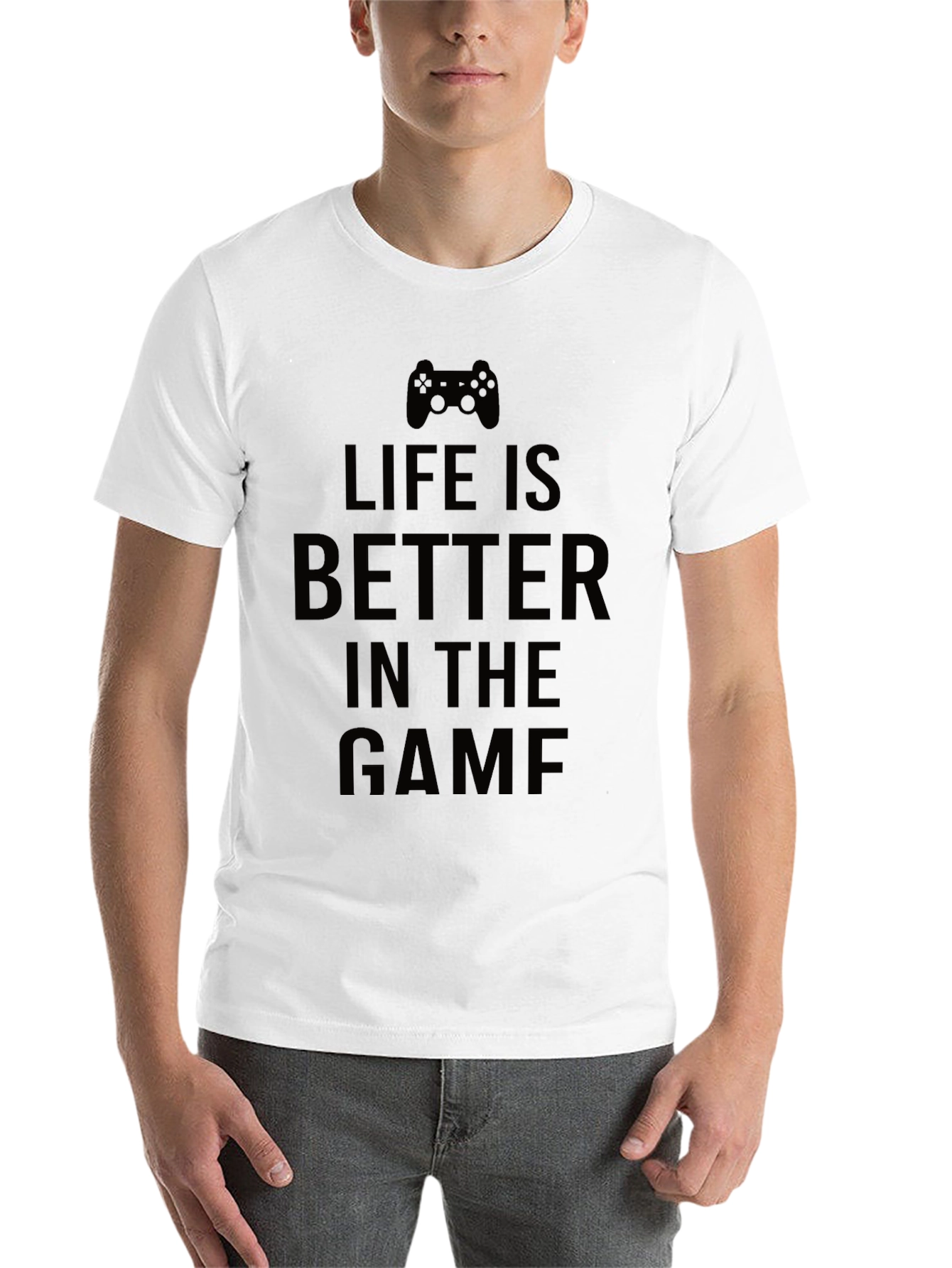 Black Life is Better in the Game Black T-Shirt view 14