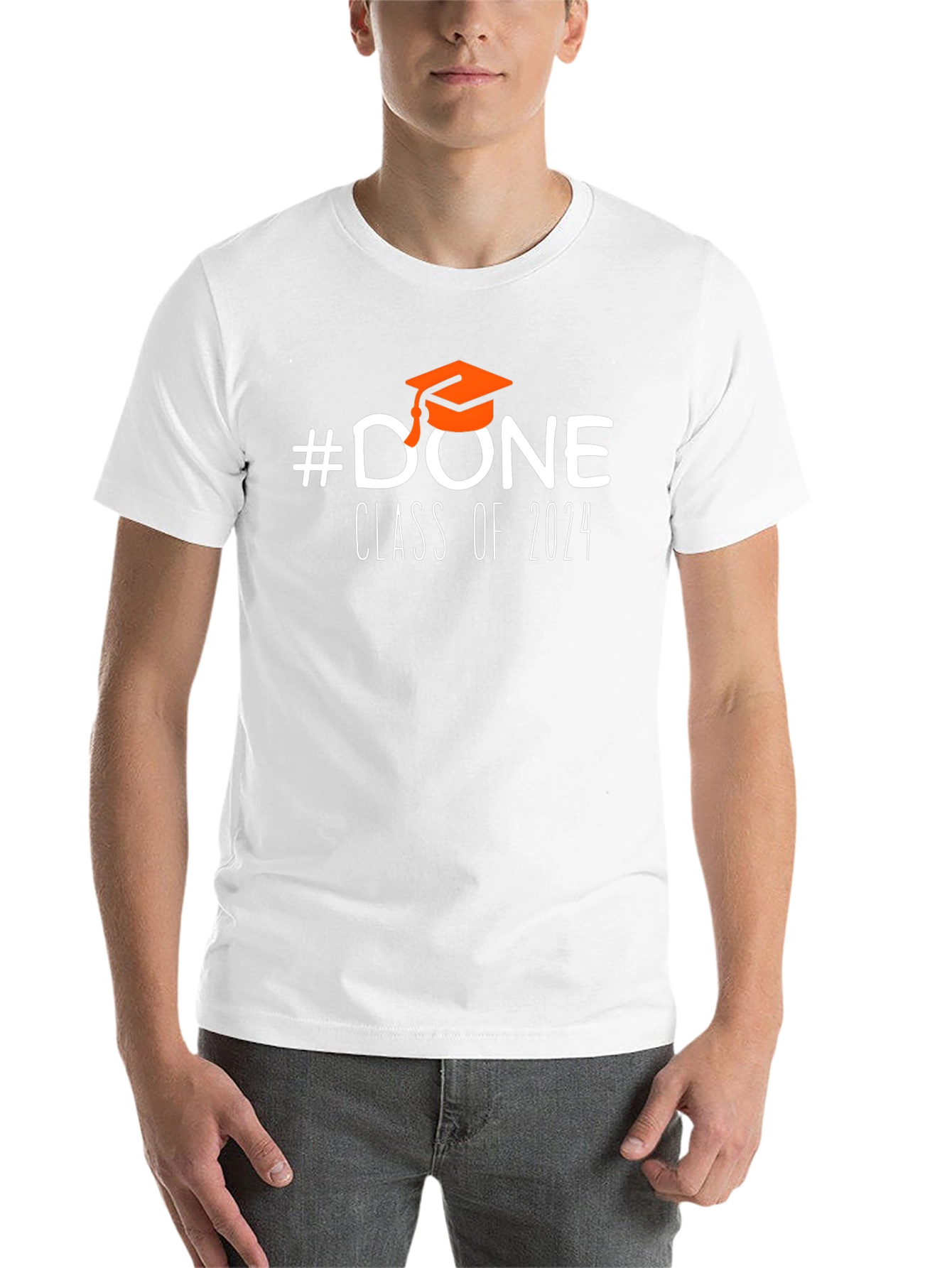 Black #DONE Class of 2024 Graduation T-Shirt view 14