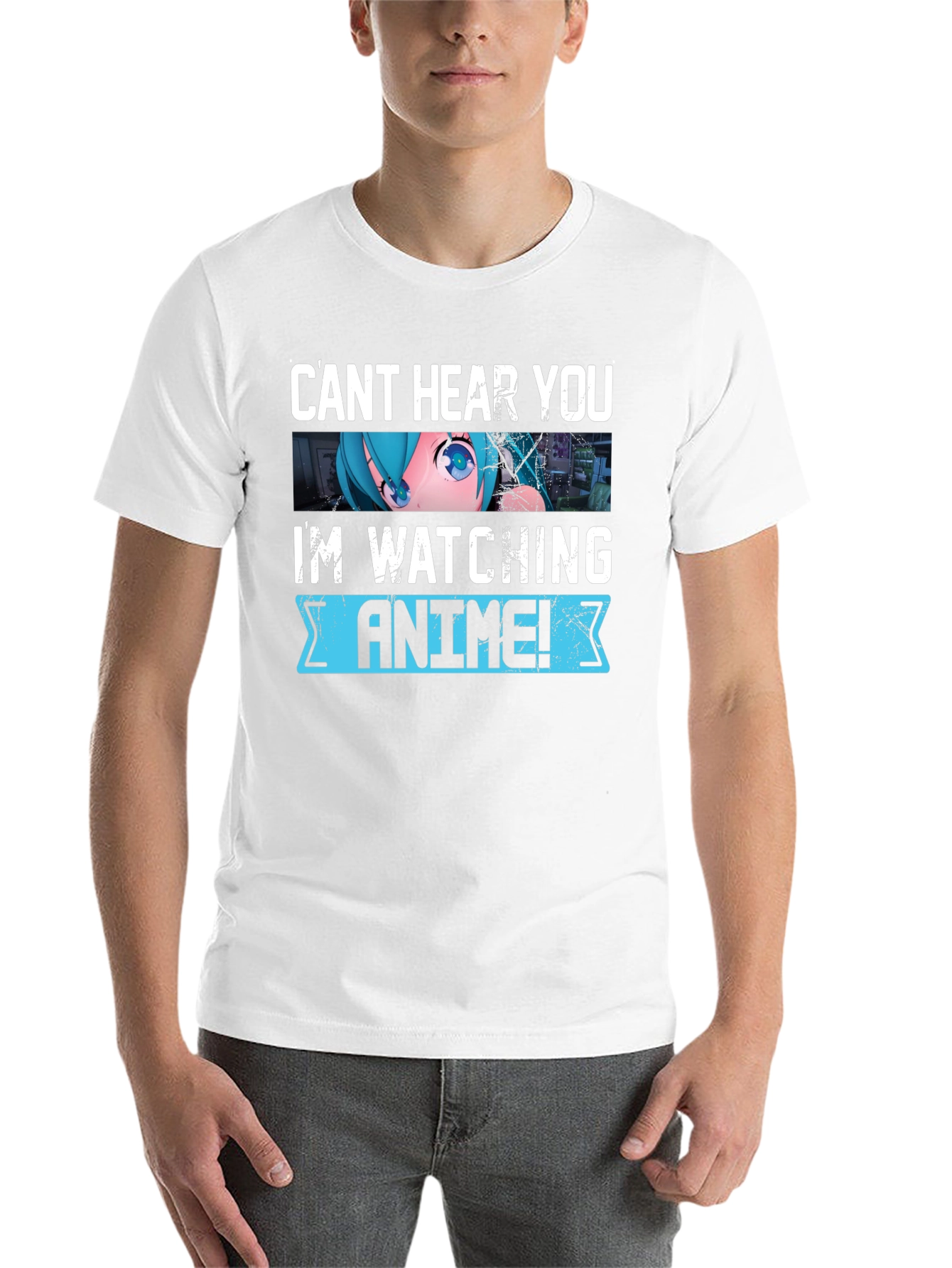 Anime Lover Tee: Can't Hear You, I'm Watching Anime T-Shirt - 14