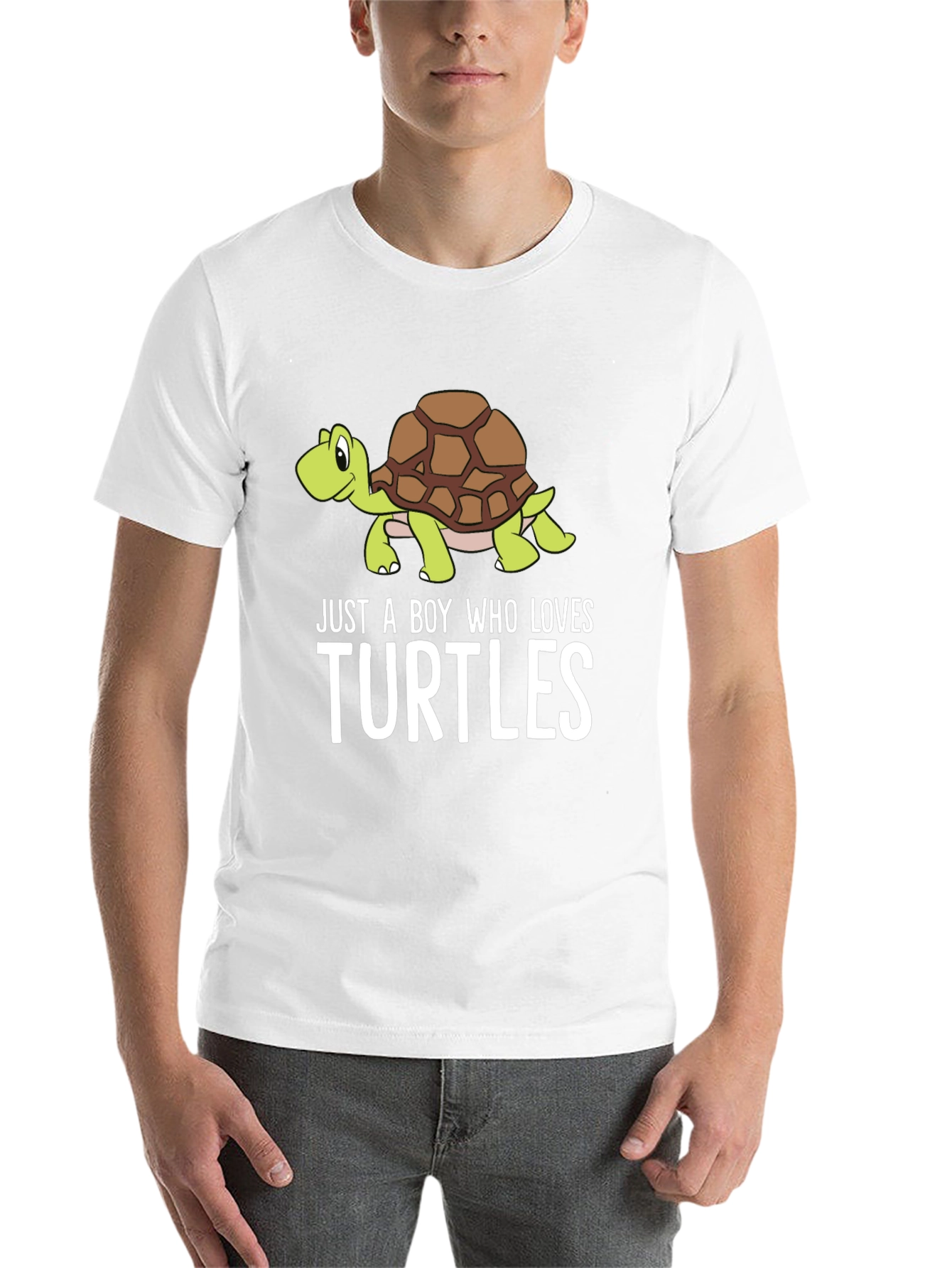 Black Turtle Lover T-Shirt - Cute Cartoon Graphic Tee view 14