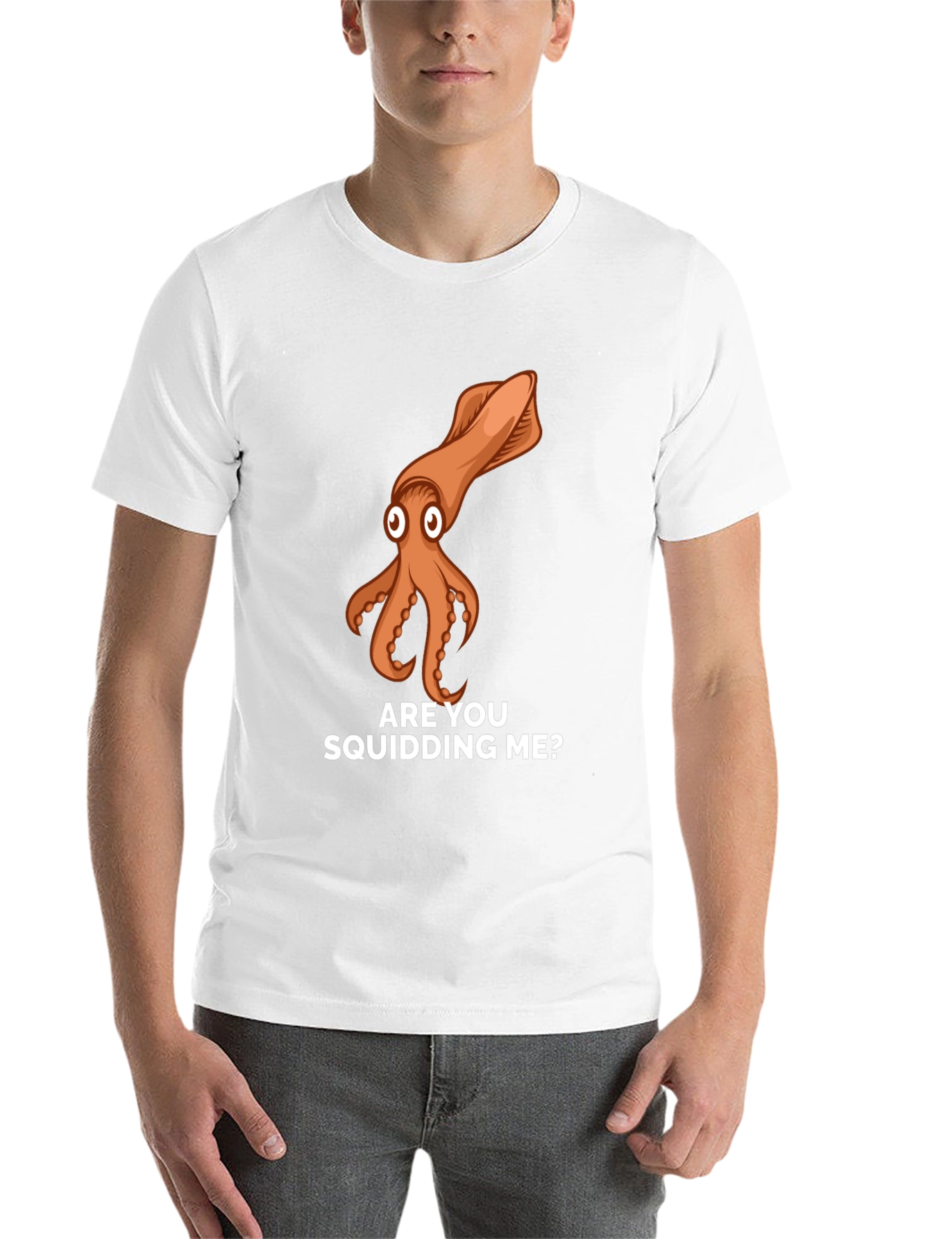 Black Are You Squidding Me? Graphic T-Shirt view 14