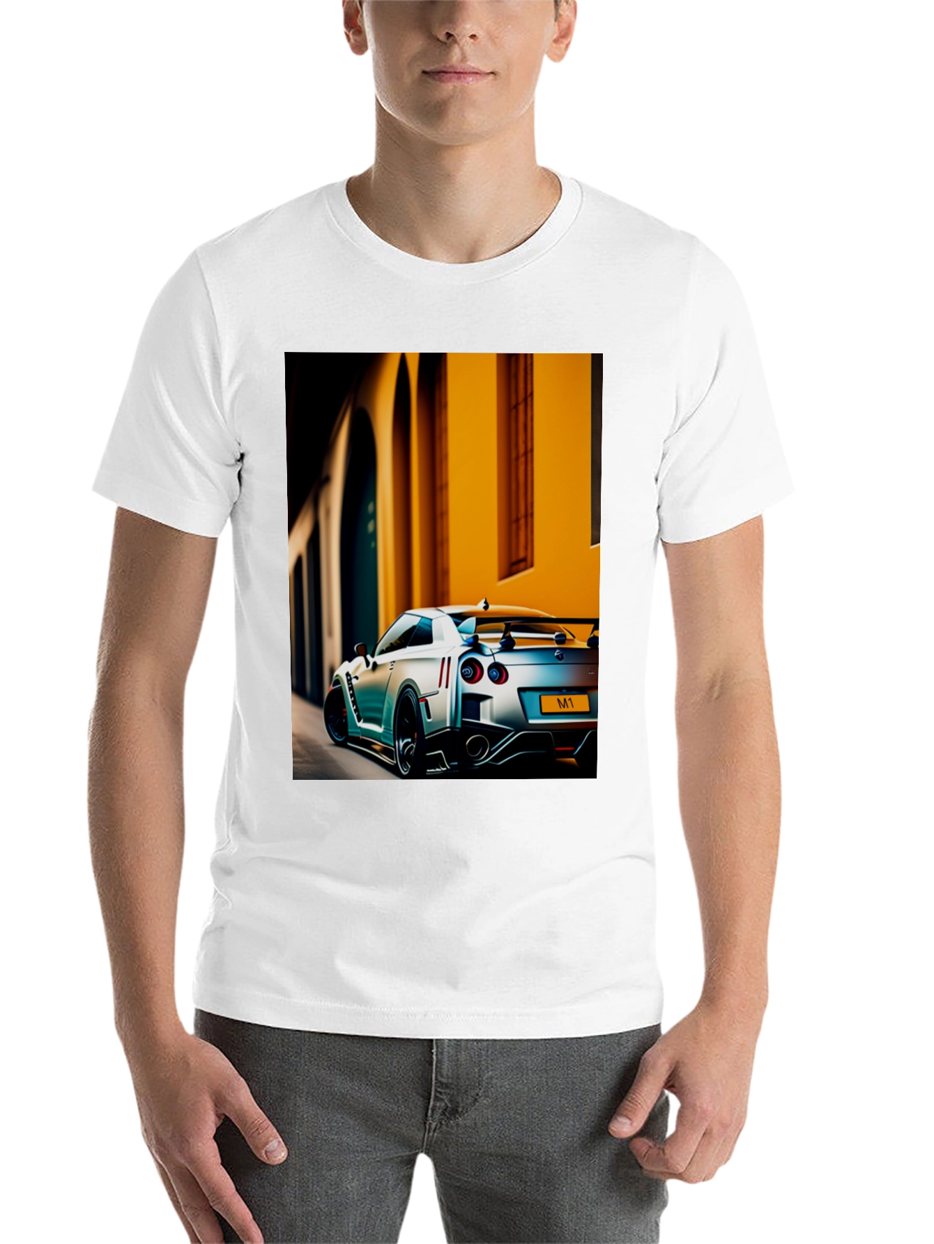 Black Sleek Black Car Enthusiast Graphic Tee view 14