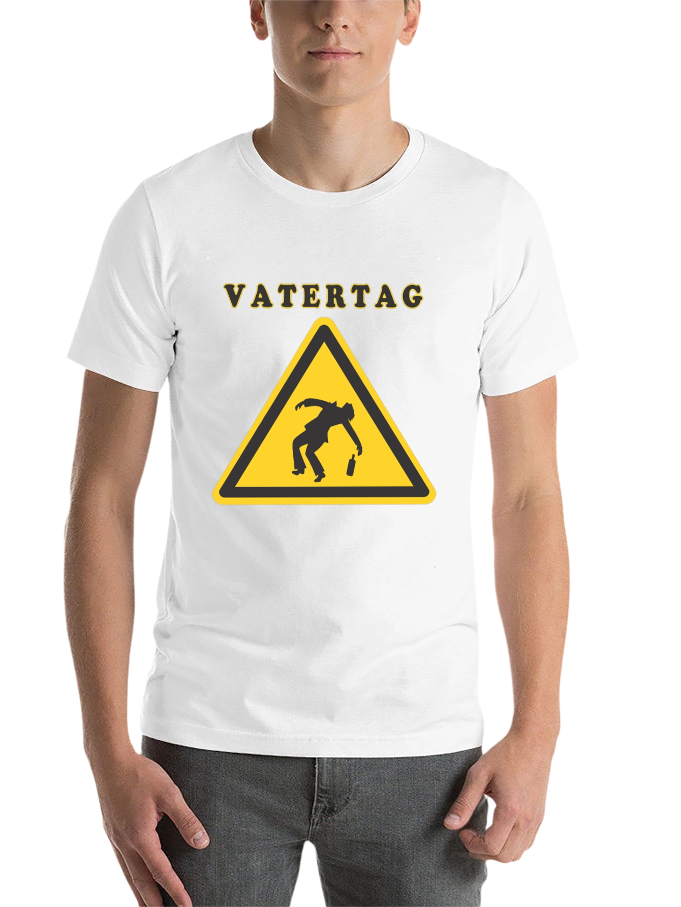 Black Vatertag Warning T-Shirt view 14