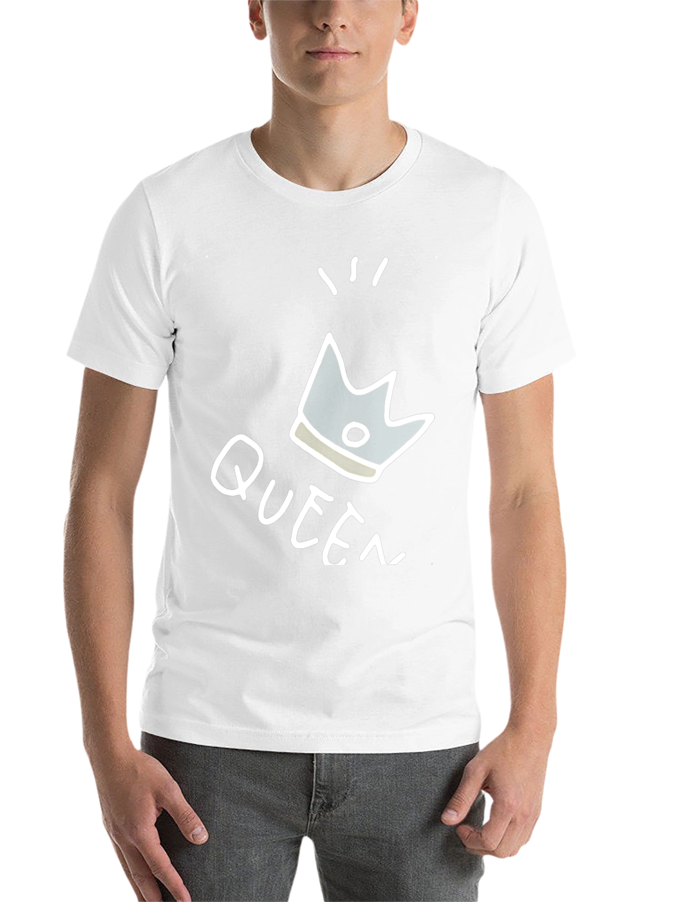 Black Queen Crown Graphic T-Shirt - Trendy Black Tee view 14