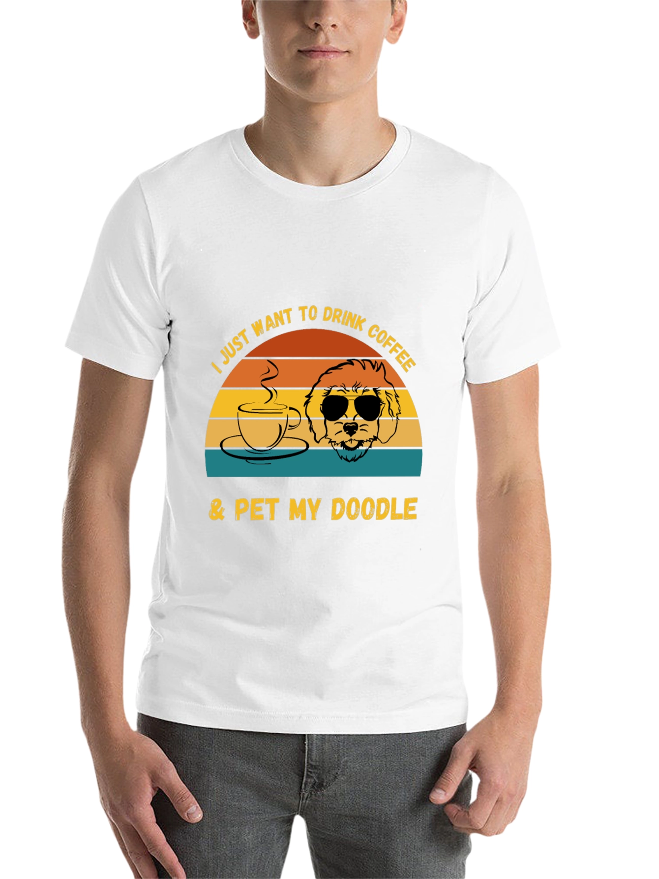 Black Coffee & Doodles T-Shirt - Perfect for Dog Lovers view 14
