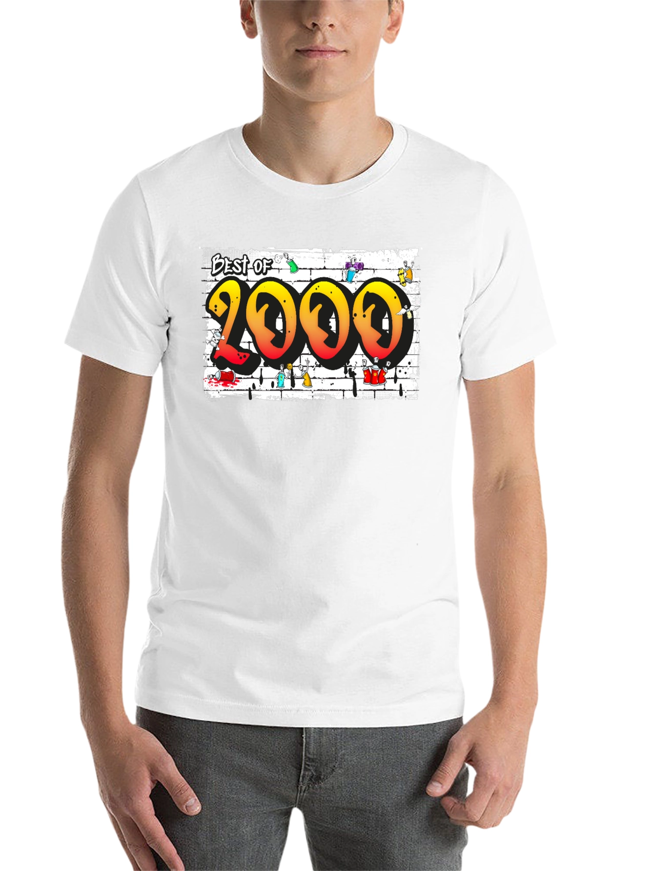 Black Best of 2000 Graffiti T-Shirt view 14