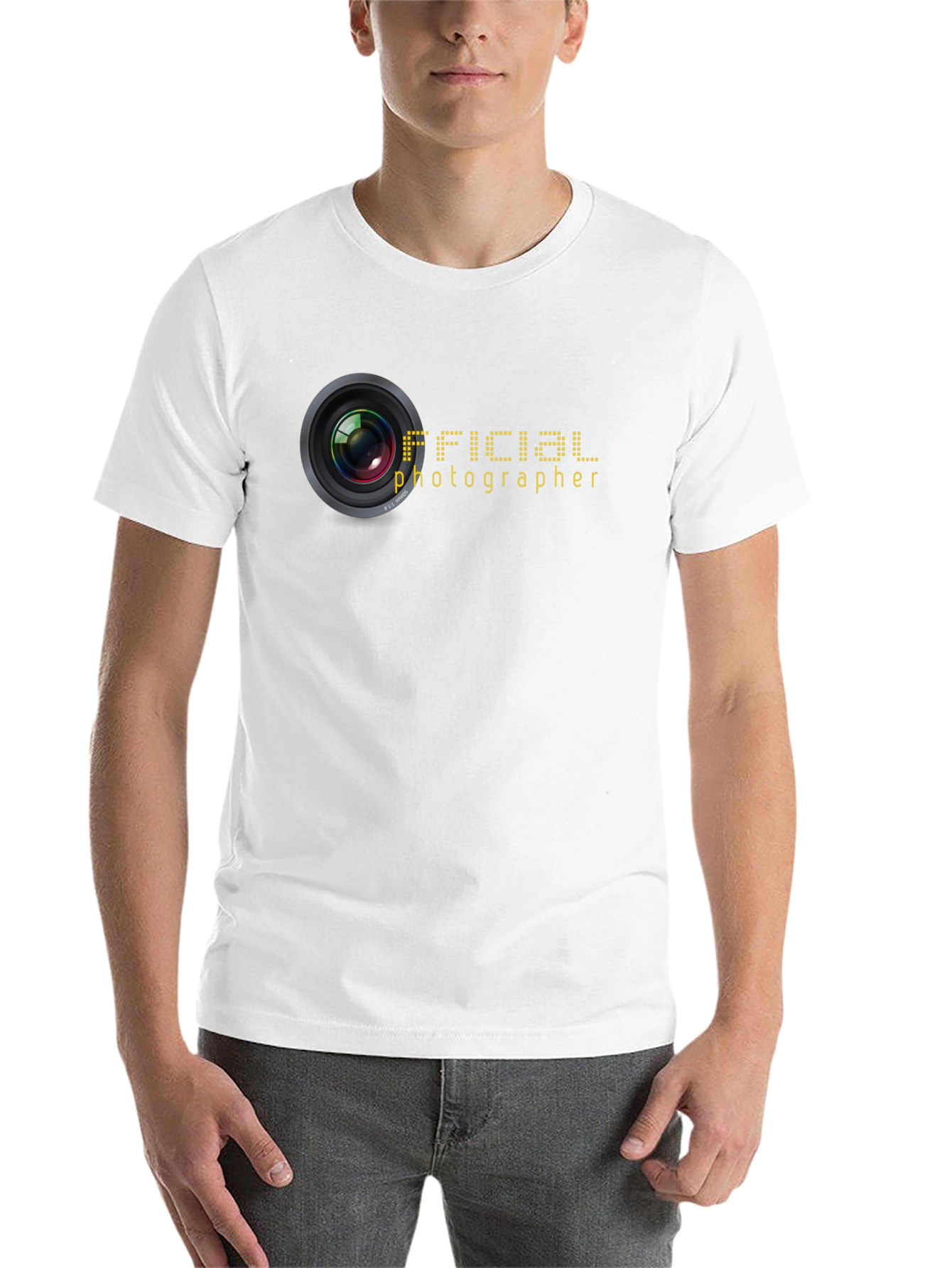 Black Official Photographer Graphic Black T-Shirt view 14