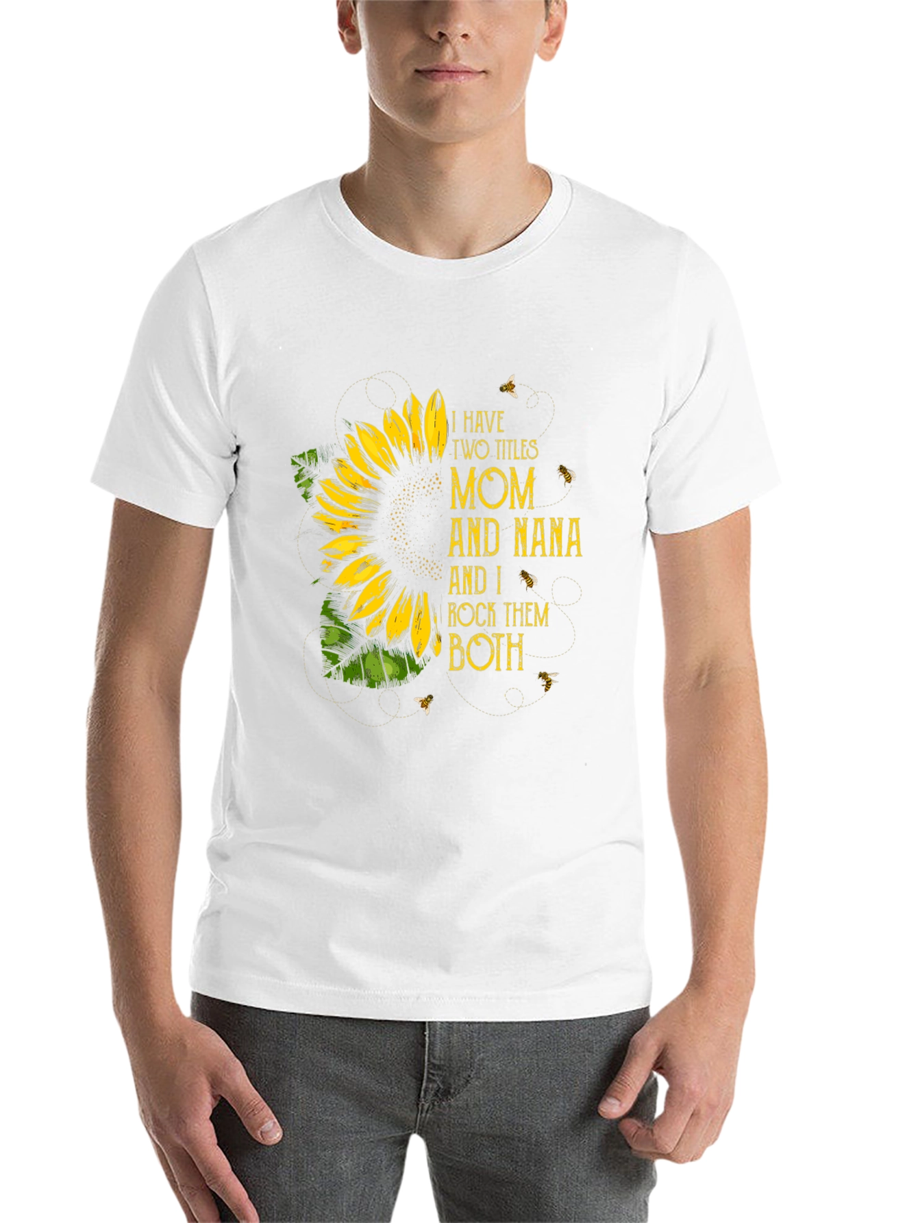 Black Mom and Nana Sunflower Graphic Tee view 14