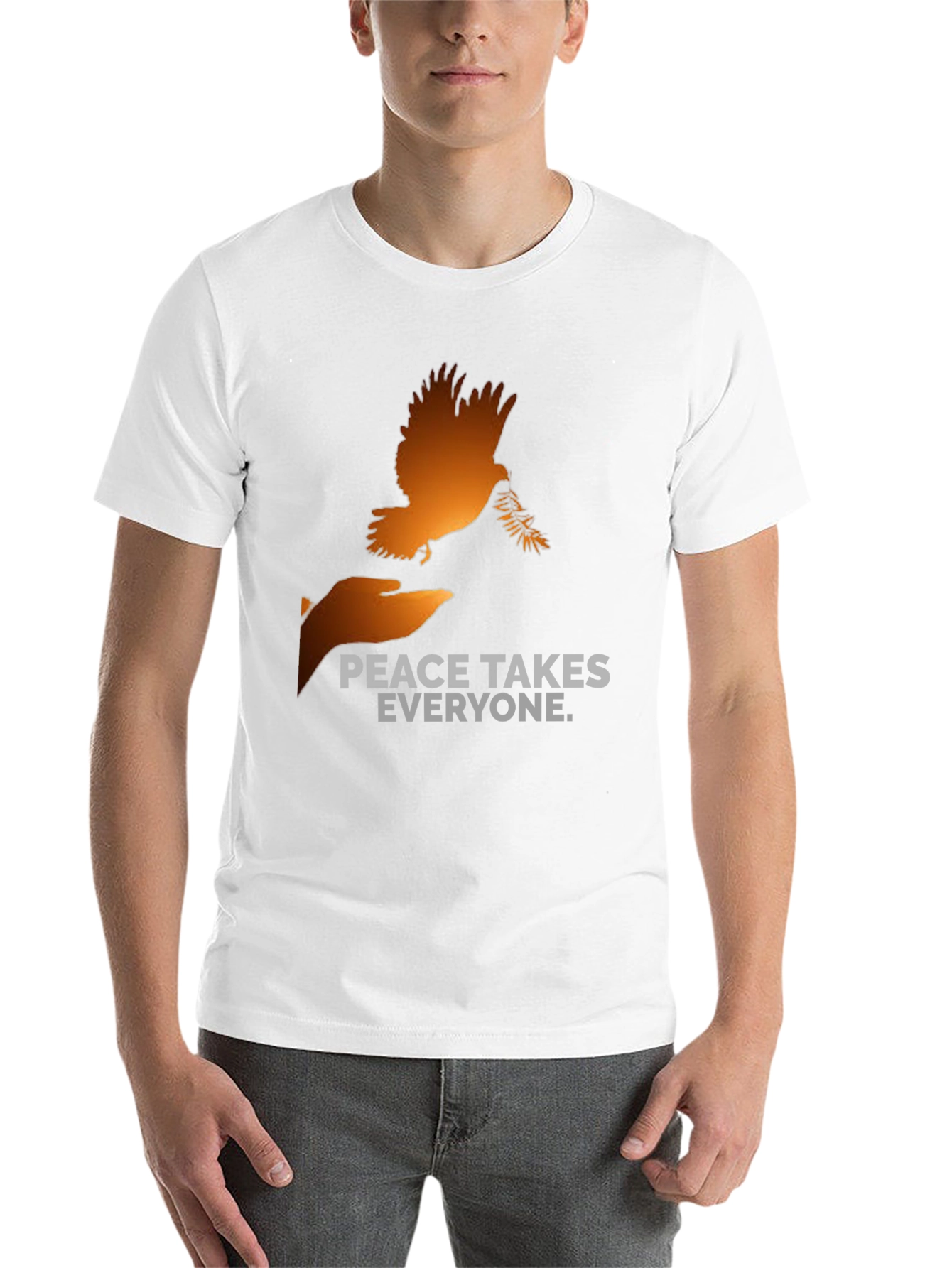 Black Peace Takes Everyone Graphic T-Shirt view 14