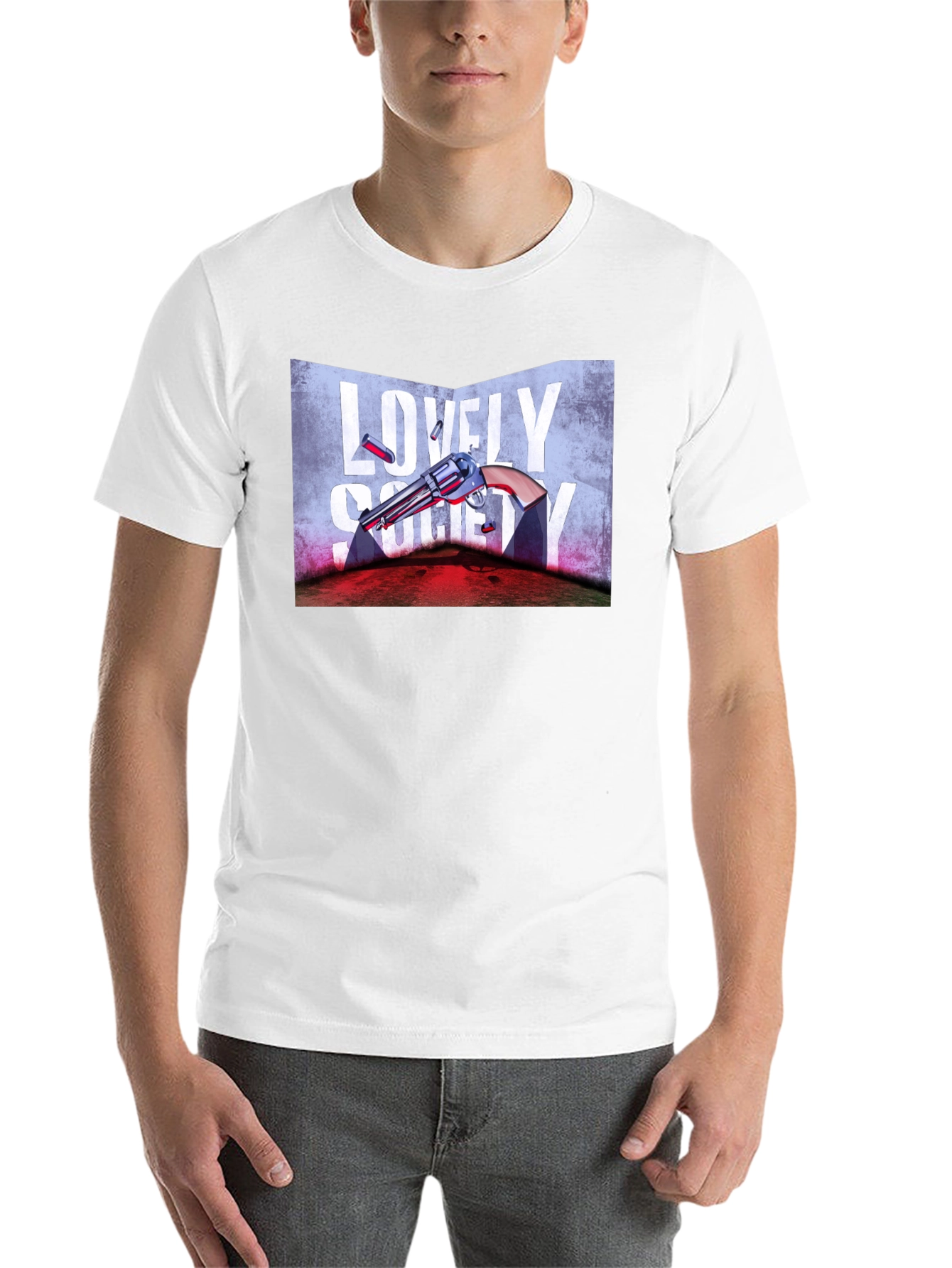 Lovely Society Graphic Tee - Edgy Design - 14