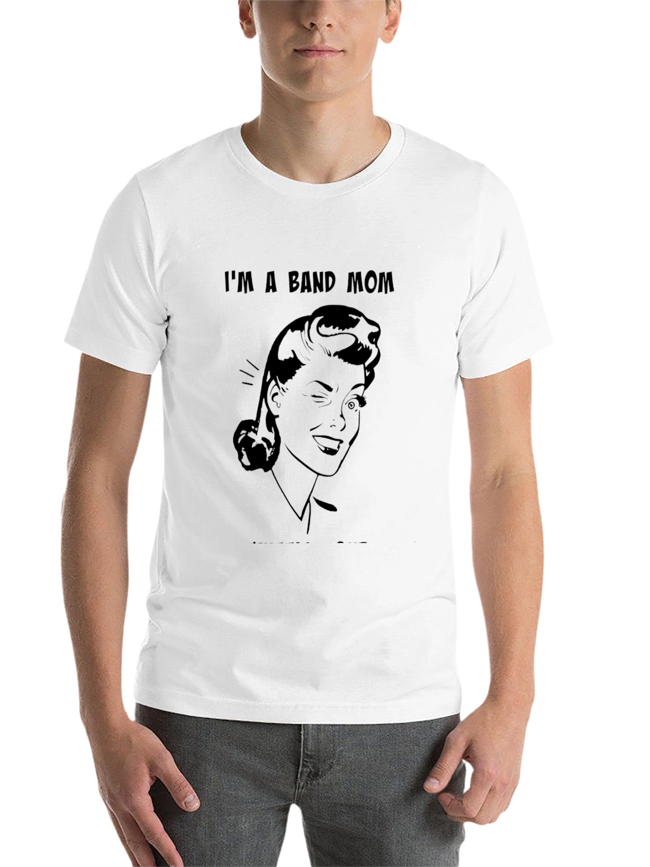 Black I'm a Band Mom - Unisex T-Shirt view 14
