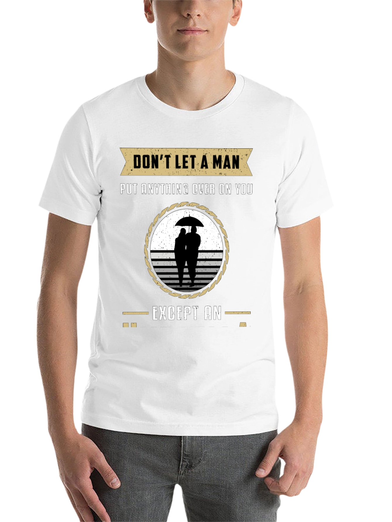 Black Don't Let a Man T-Shirt - Relationship Humor Tee view 14