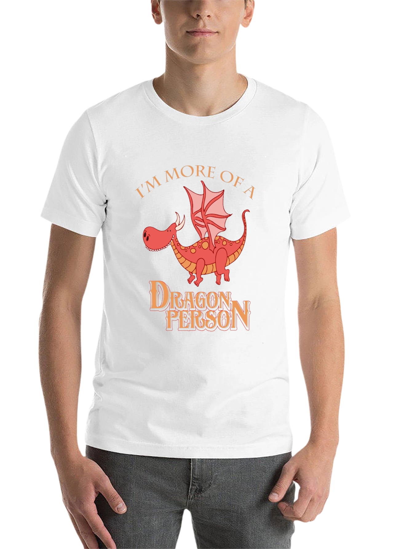 Black Dragon Person T-Shirt: Funny Dragon Lover Tee view 14