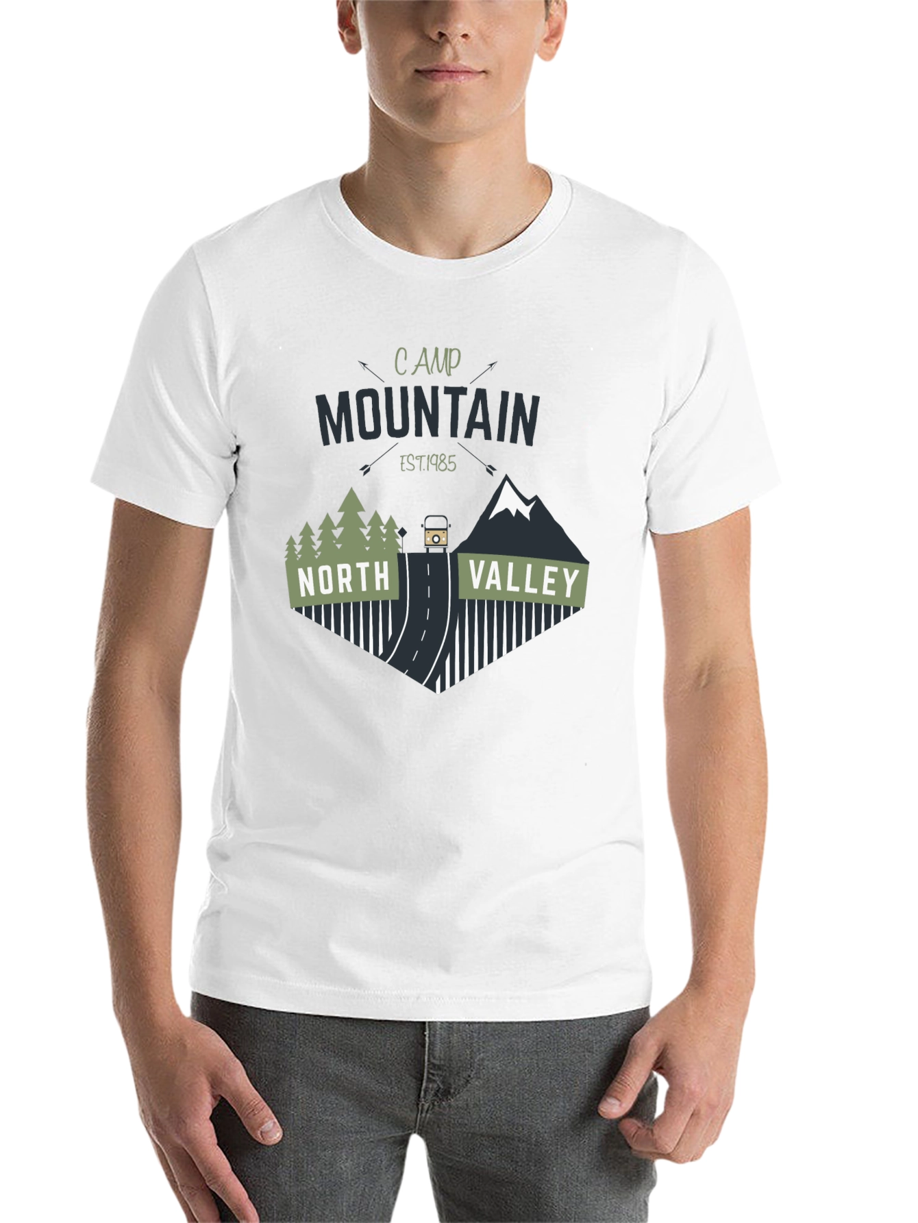 Black Camp Mountain North Valley T-Shirt view 14