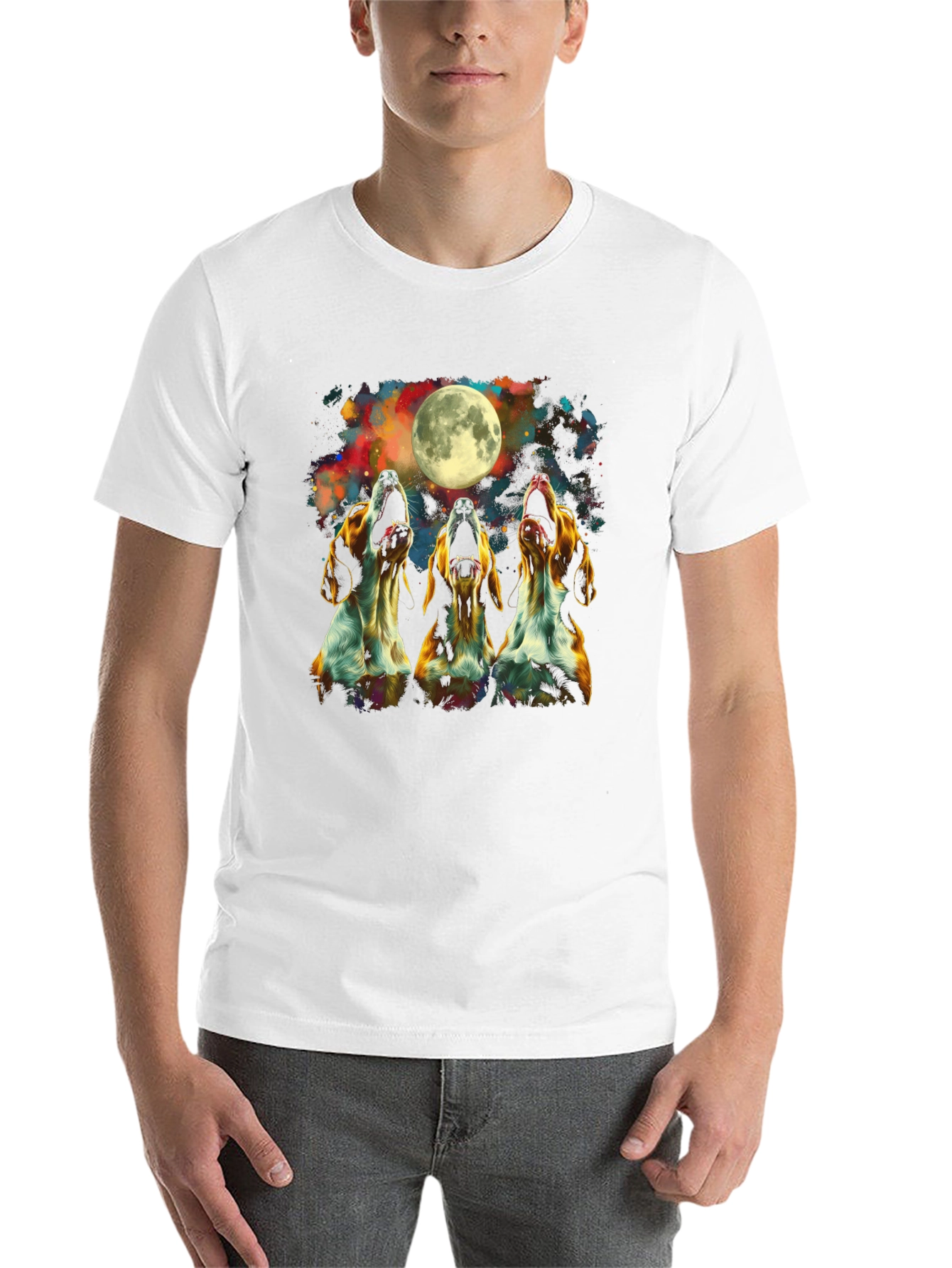 Howling Hounds Moon T-Shirt - 14