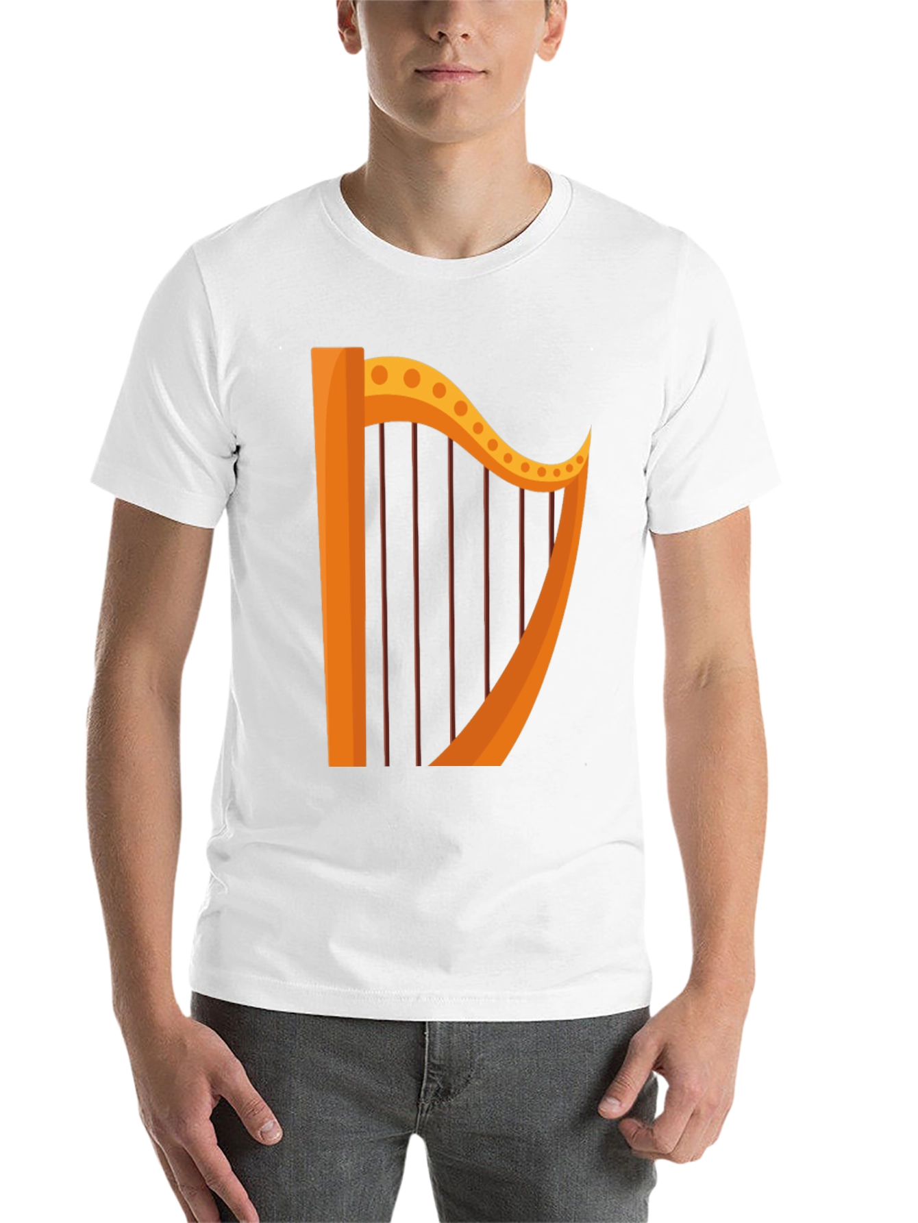 Black Harp Graphic Black T-Shirt view 14