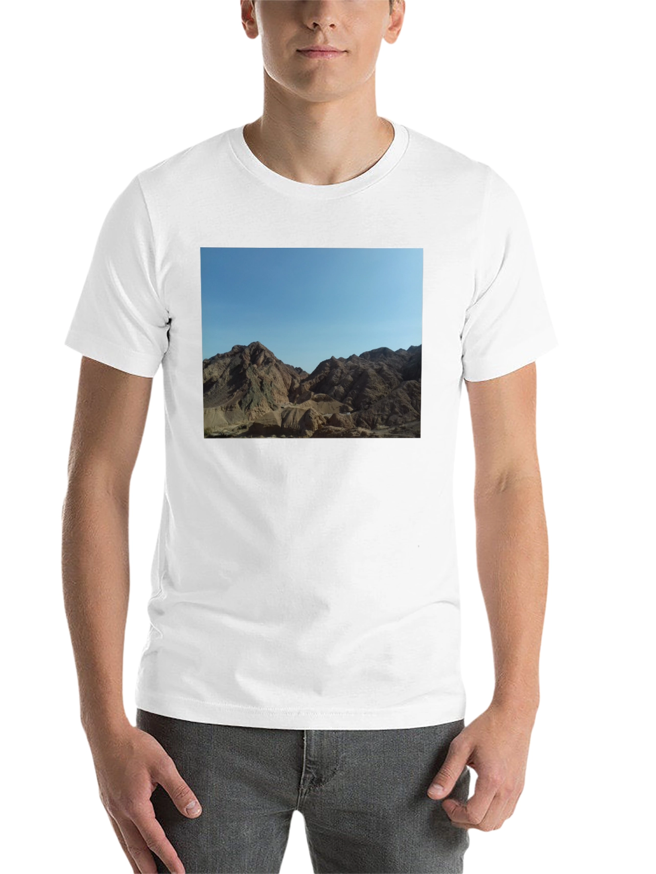 Black Mountain Vista Graphic Tee - Unisex Black T-Shirt view 14