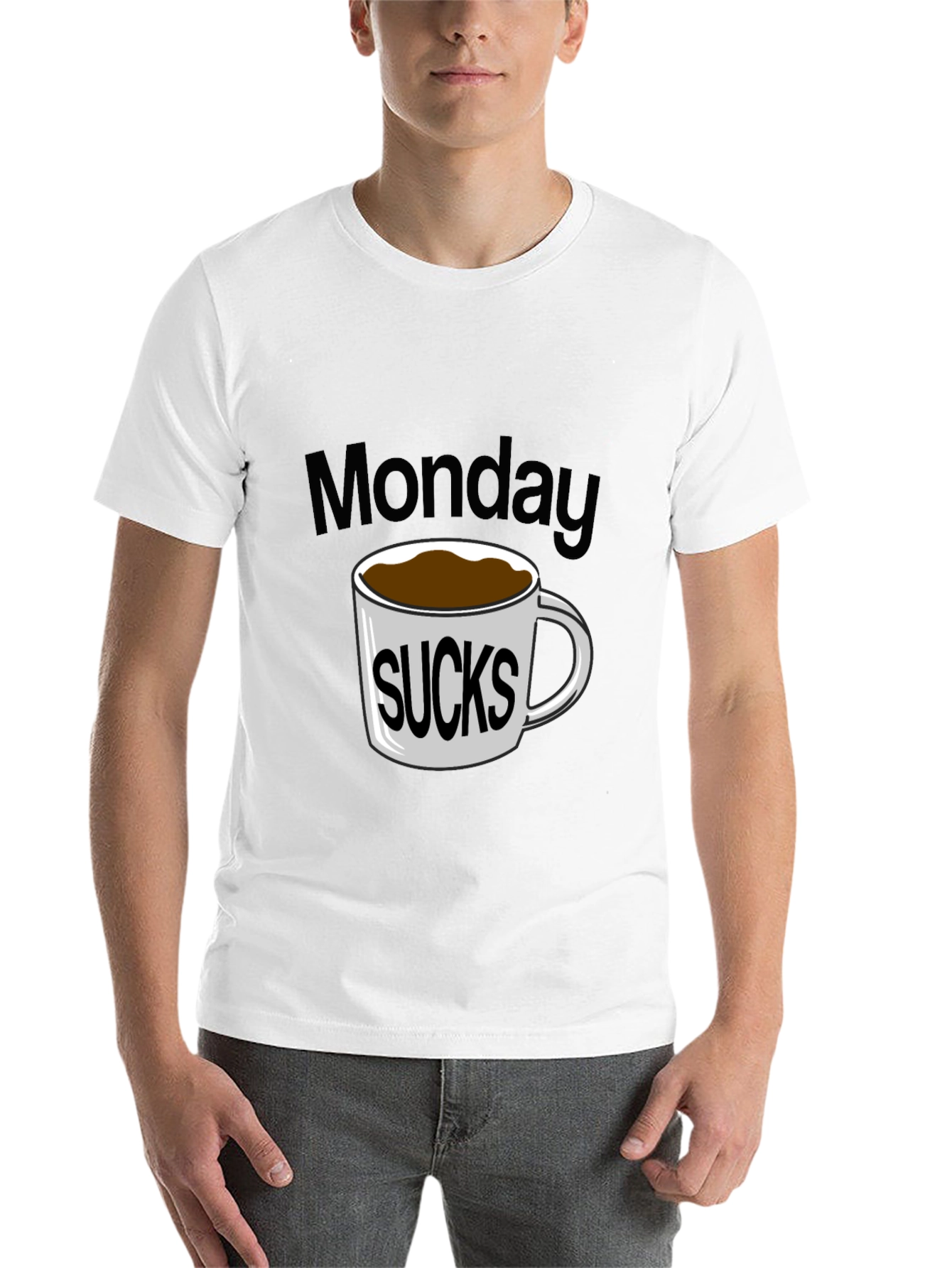 Black Monday Sucks Coffee T-Shirt view 14