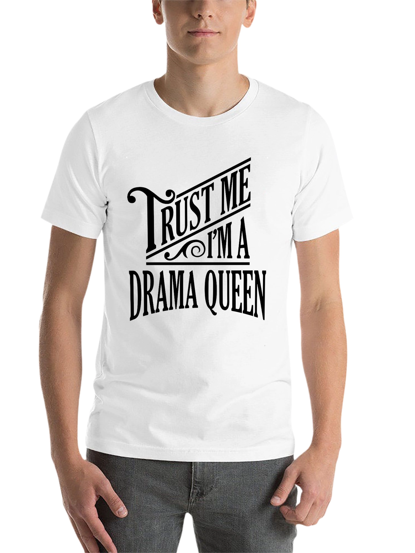 Trust Me I'm A Drama Queen Black T-Shirt - 14