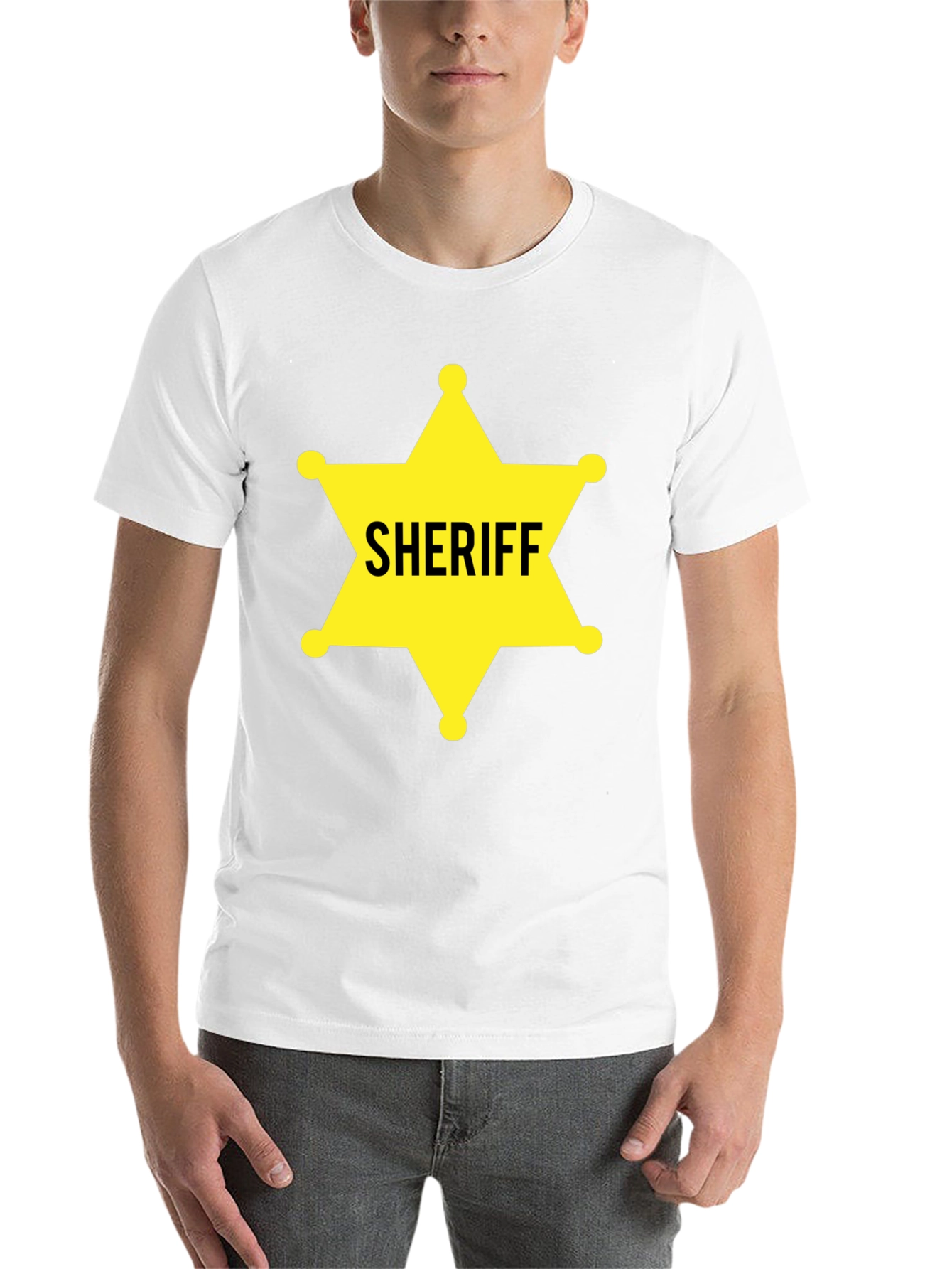 Black Sheriff Star Graphic T-Shirt view 14