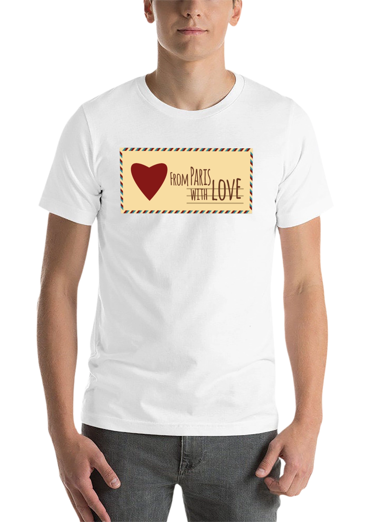 Black Paris With Love Graphic T-Shirt view 14