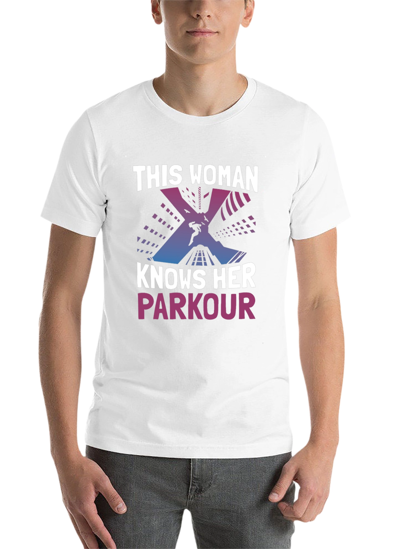 Black Parkour Woman T-Shirt - Urban Athlete Style view 14