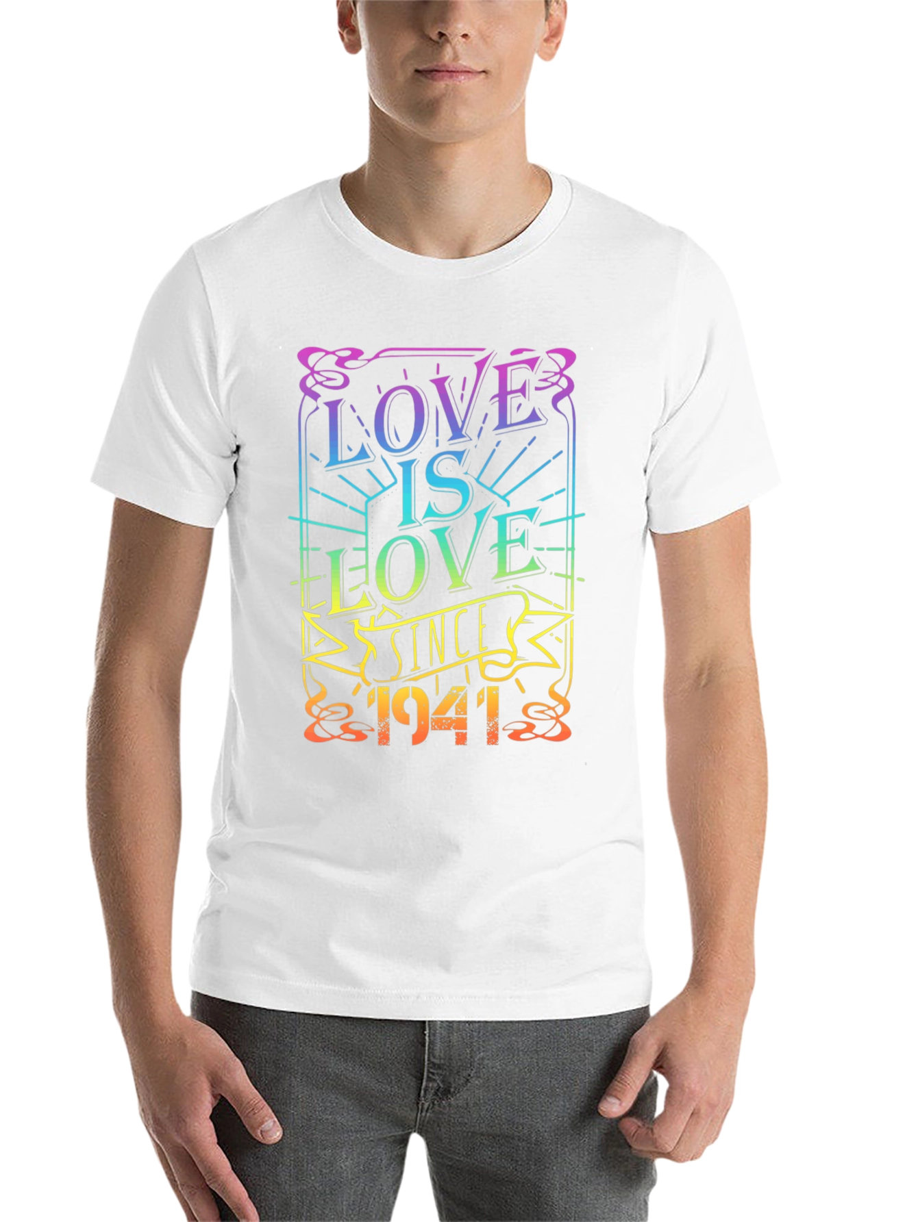Black Love is Love Since 1941 Graphic T-Shirt view 14