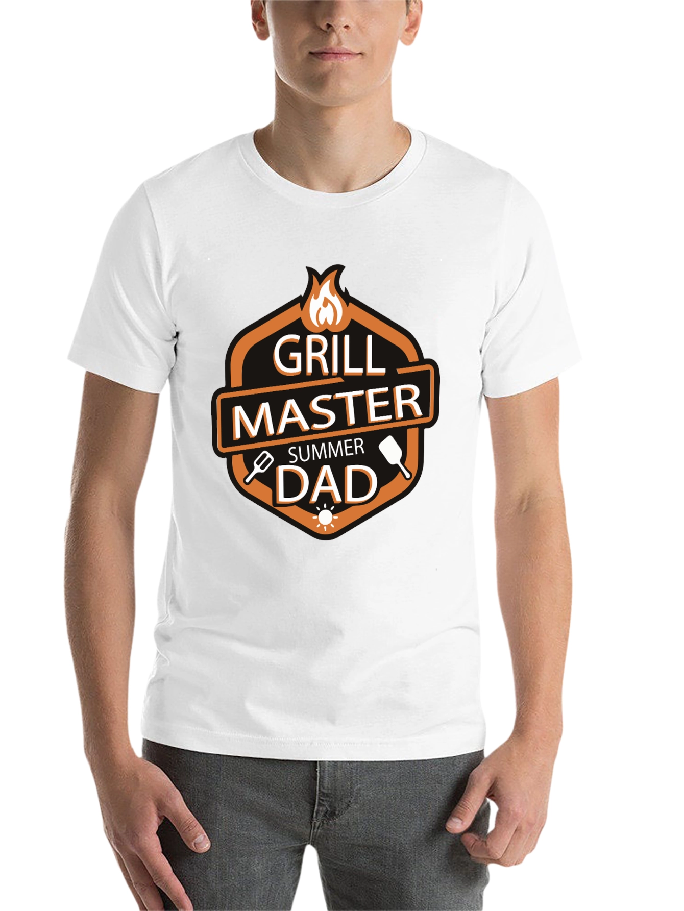 Black Grill Master Summer Dad T-Shirt view 14
