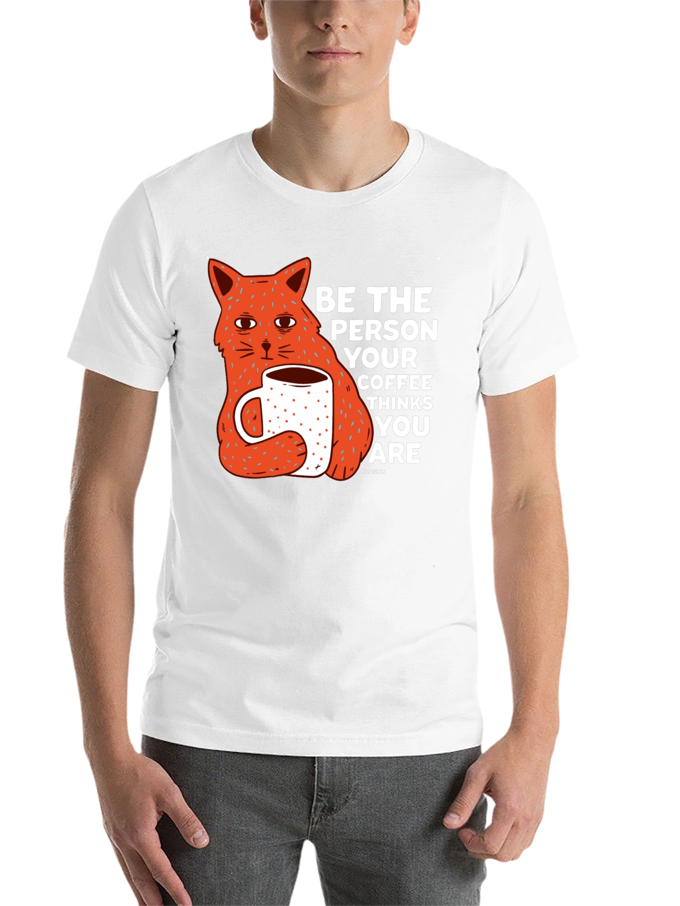 Black Cat & Coffee Graphic Tee - Be the Person Your Coffee Thinks You Are view 14