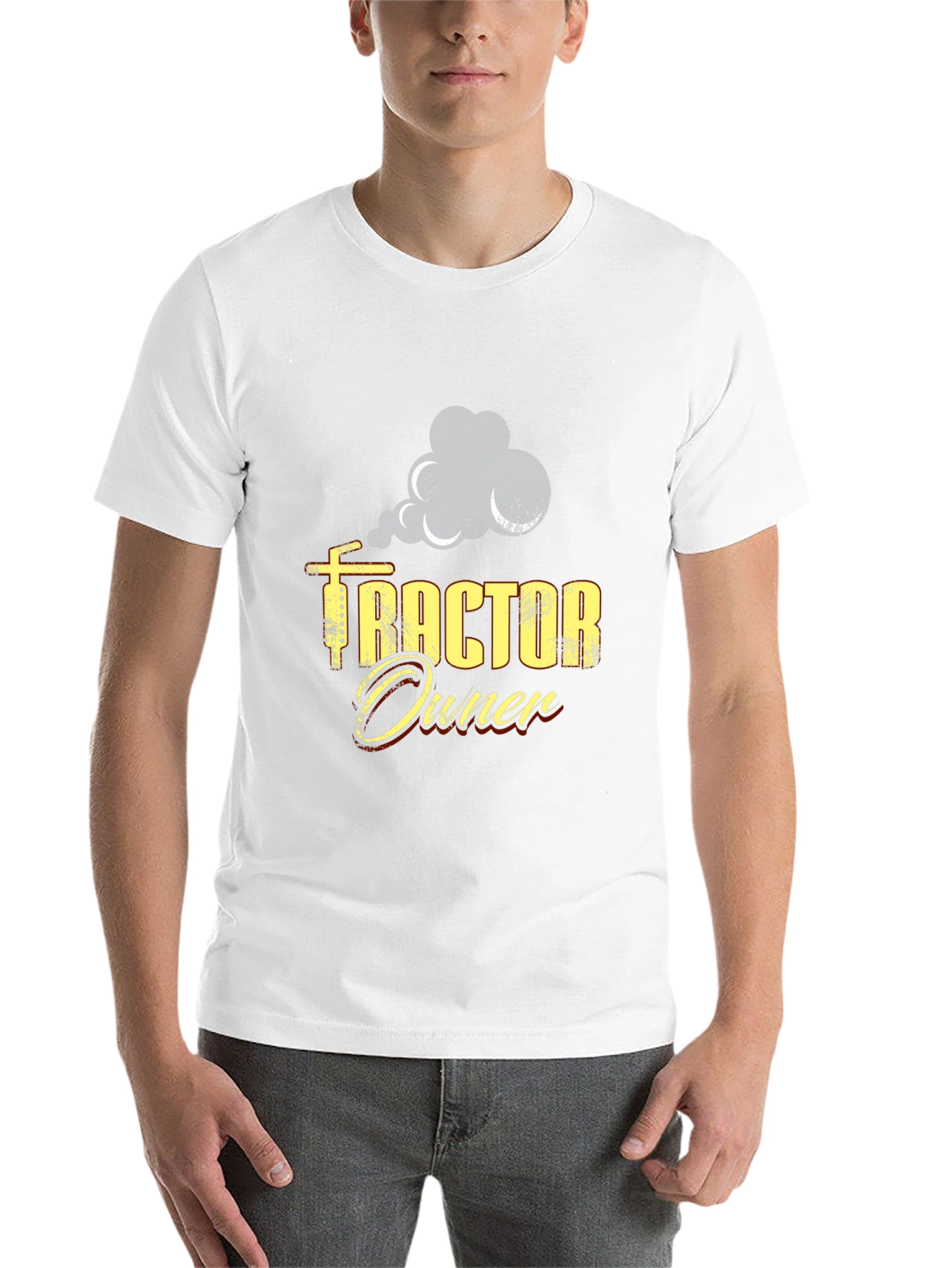 Black Tractor Owner Black Graphic Tee view 14