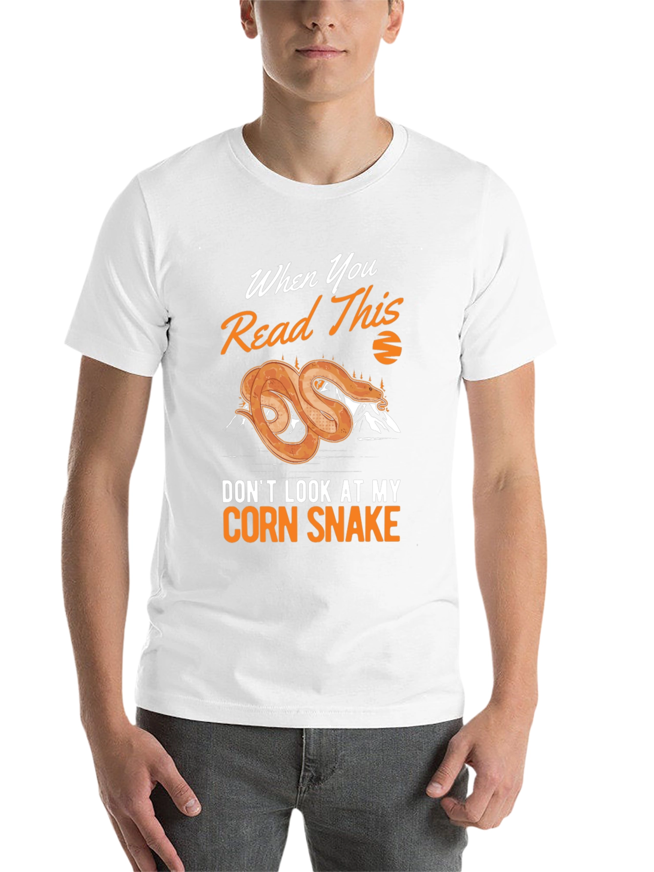 Black Corn Snake Novelty Graphic Tee view 14