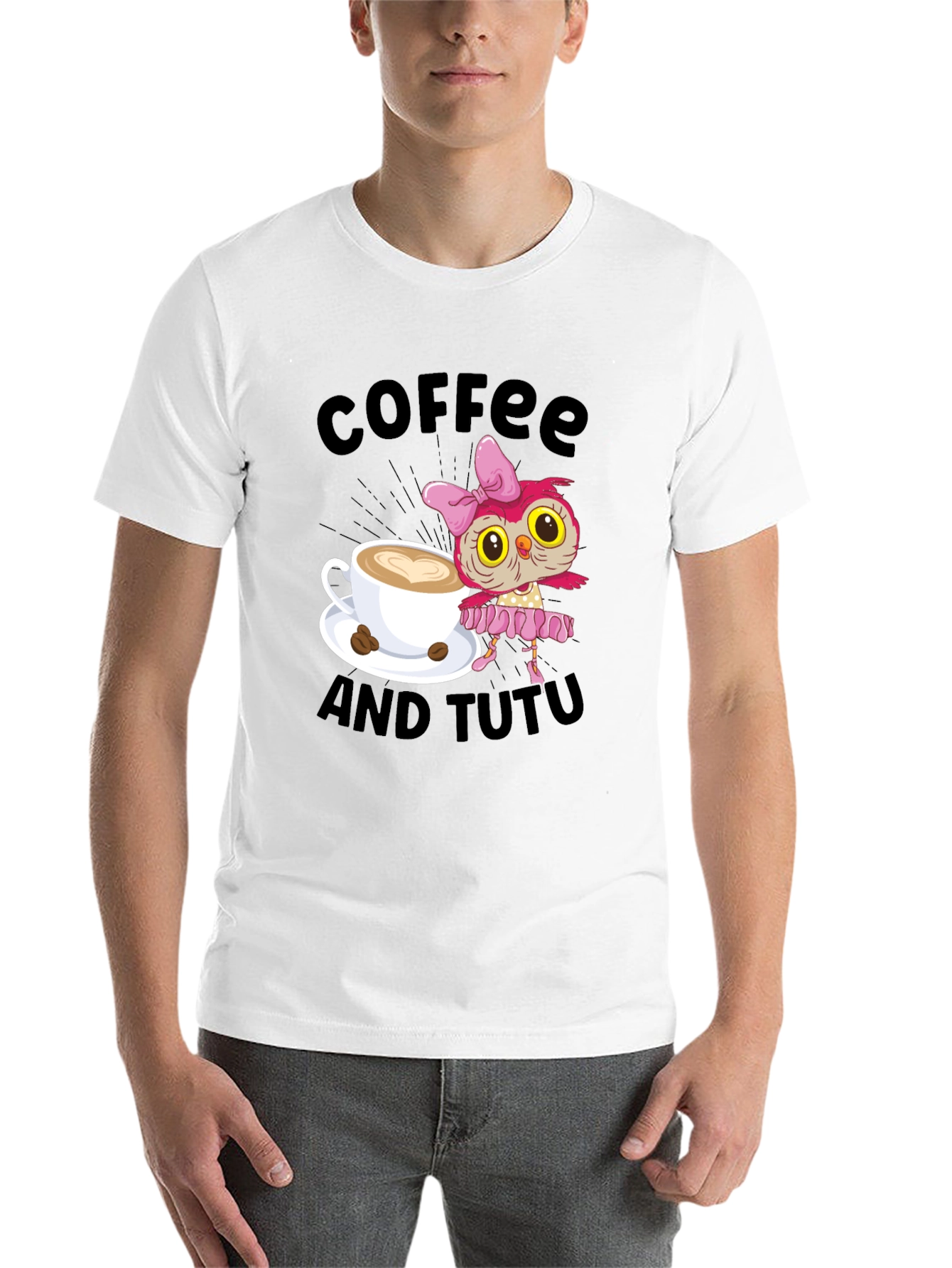 Black Coffee and Tutu Graphic Tee view 14