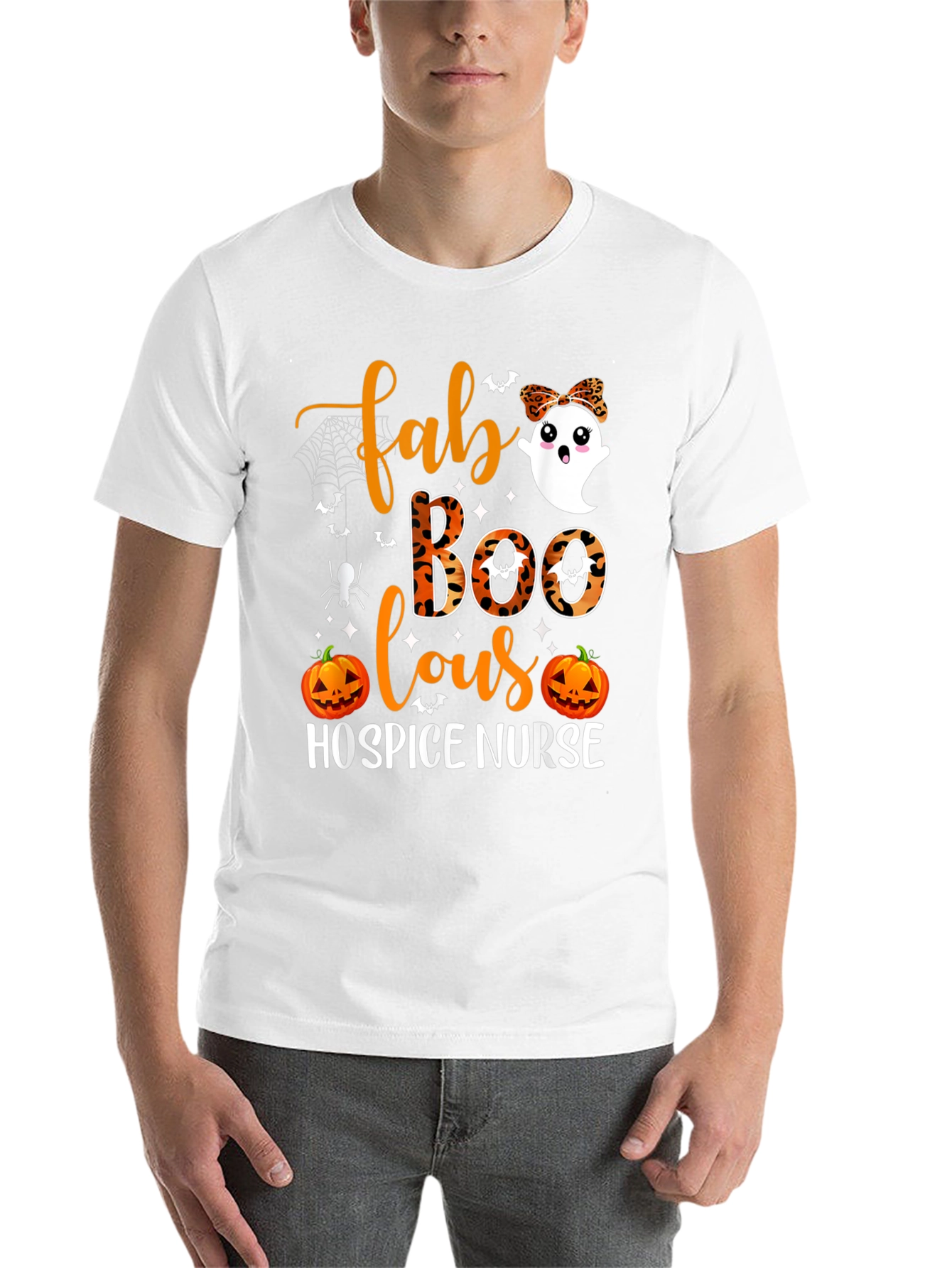 Fab-Boo-lous Hospice Nurse Halloween T-Shirt - 14