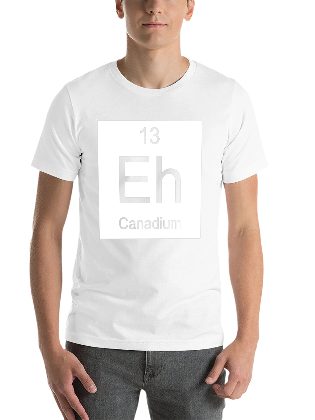Black Canadium Eh Funny Chemistry T-Shirt view 14