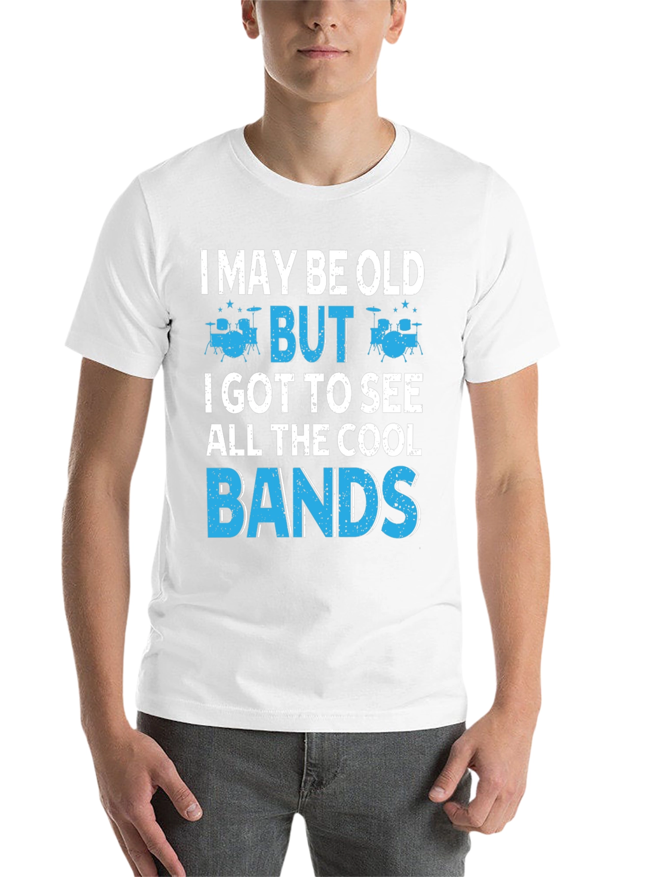 Black I May Be Old But I Got To See All The Cool Bands T-Shirt view 14