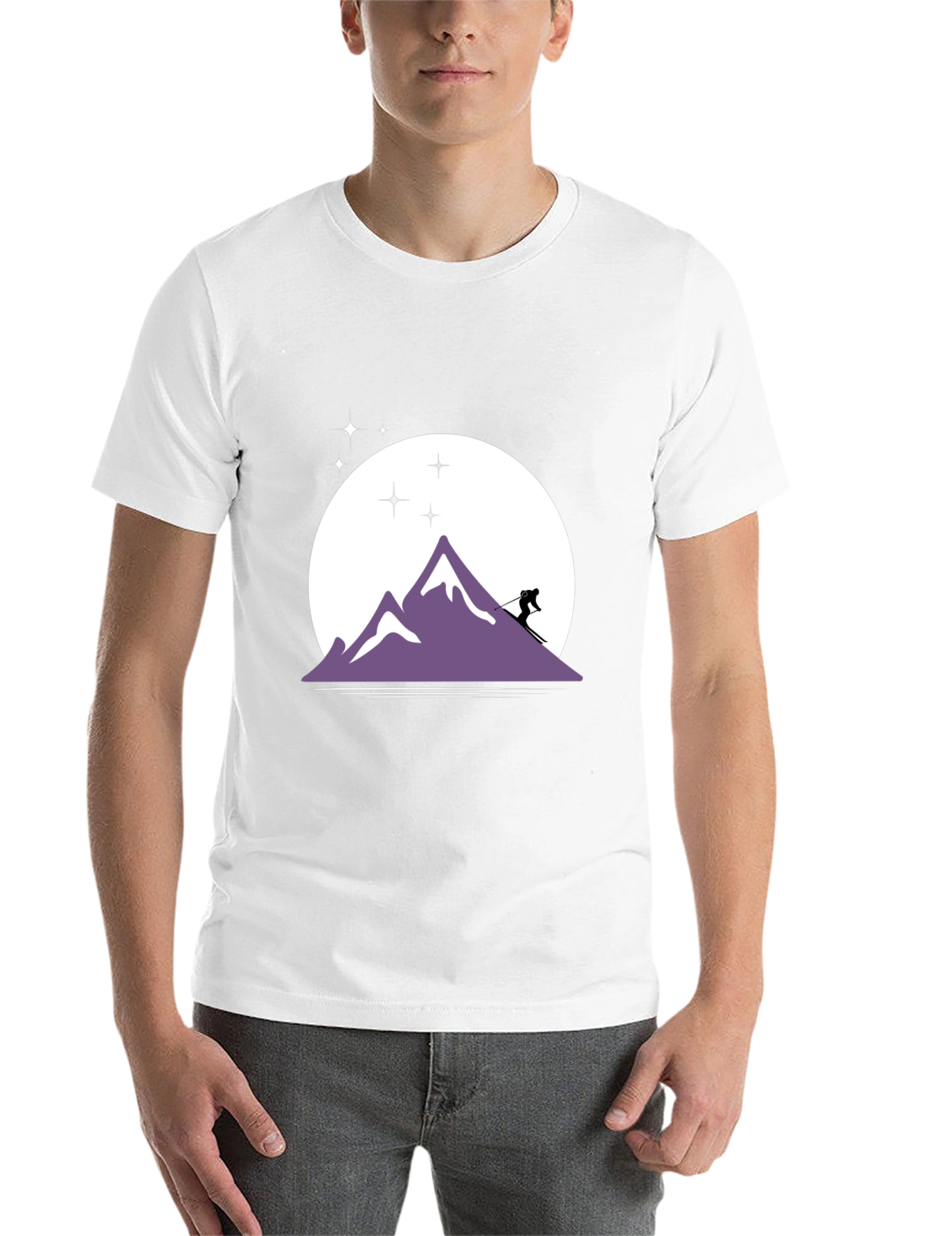 Black Mountain Skier Graphic Tee view 14