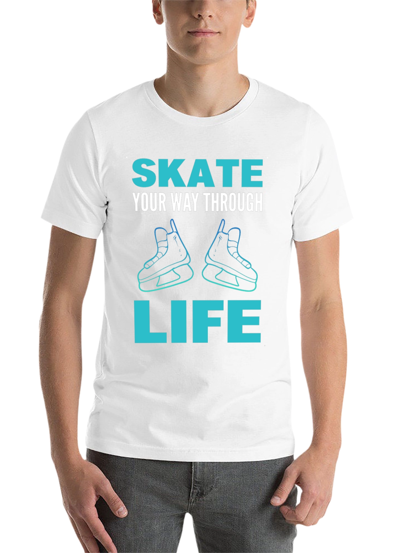 Black Skate Through Life Graphic Tee view 14