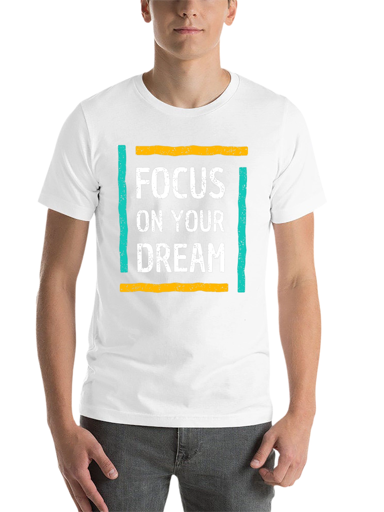 Black Focus On Your Dream T-Shirt view 14